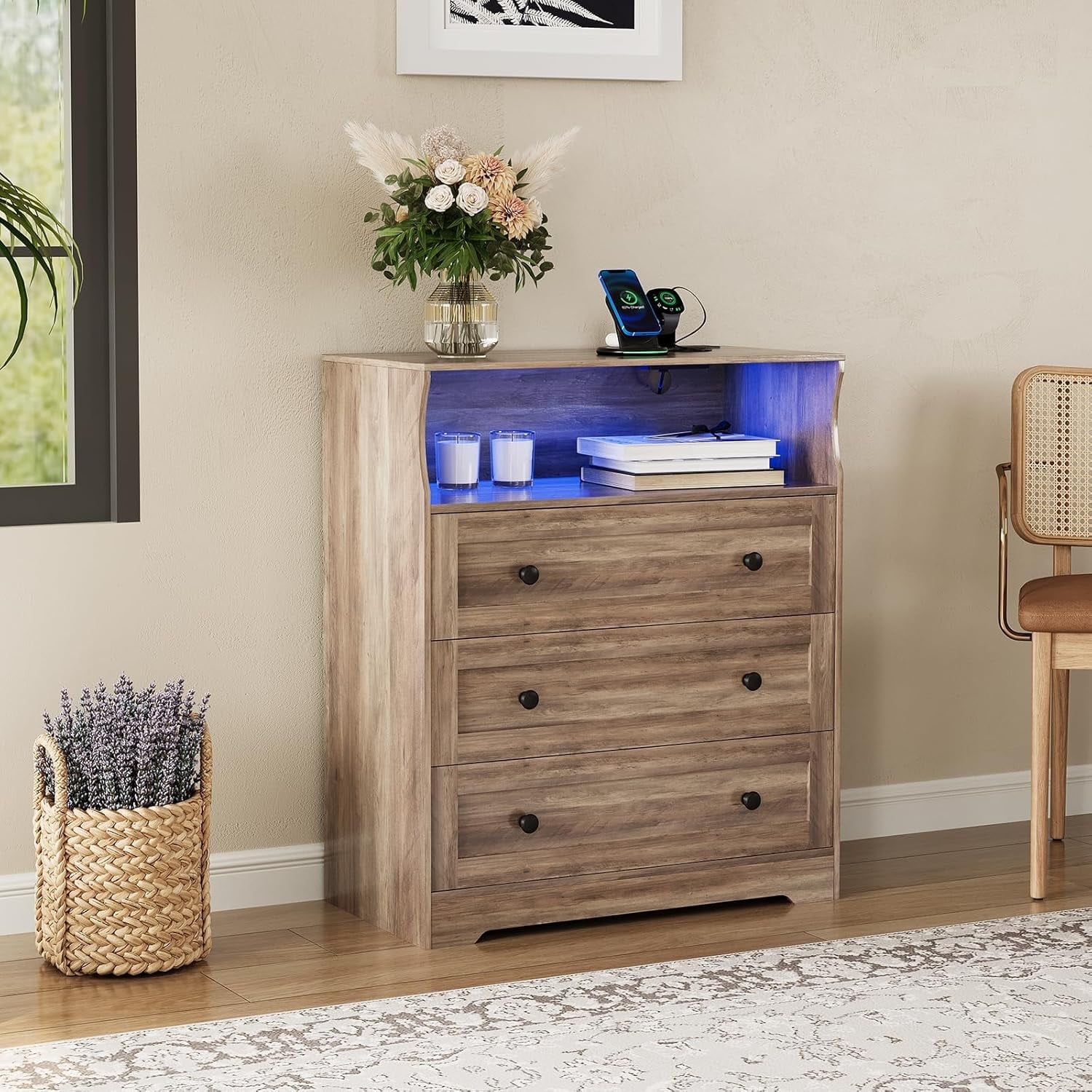 grey 3 drawer dresser Delta Children Poppy 3-Drawer Dresser with Cubbies – Lakeland Baby and Teen  Furniture