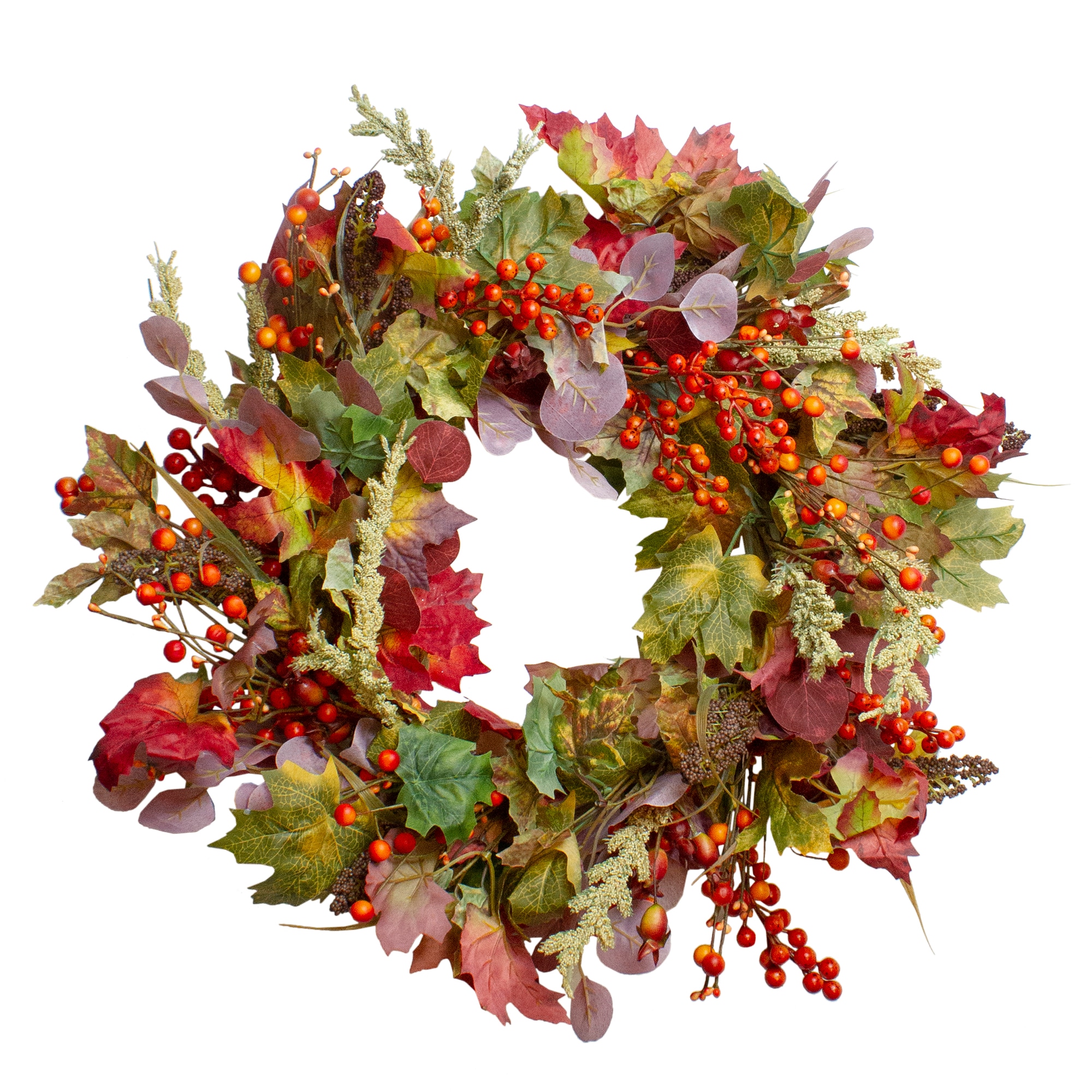 Northlight 34315238 1.6-ft 20-in Red Artificial wreath