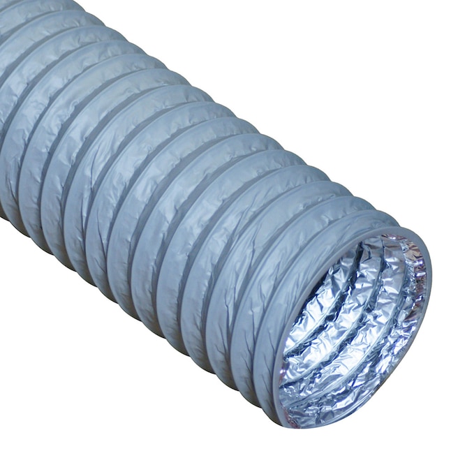 fuga Tendencia Catedral Rubber-Cal HVAC Ventilation 10-in x 300-in PVC Flexible Duct in the Flexible  Duct department at Lowes.com