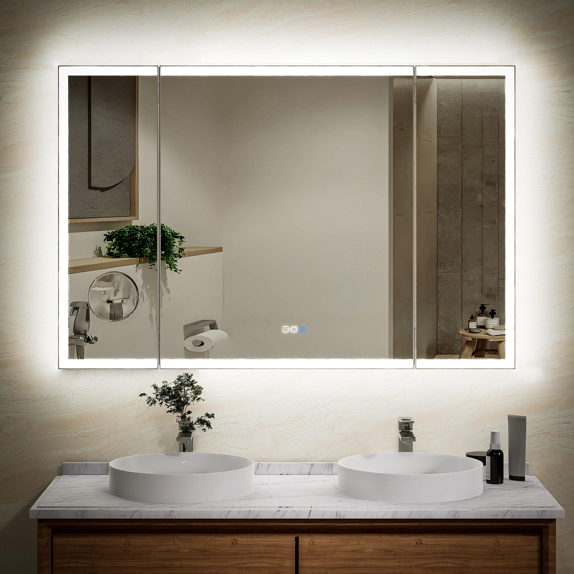 Bayfeve BFXB-9V5436-MIR Framed-Bath-Mirrors - View #4