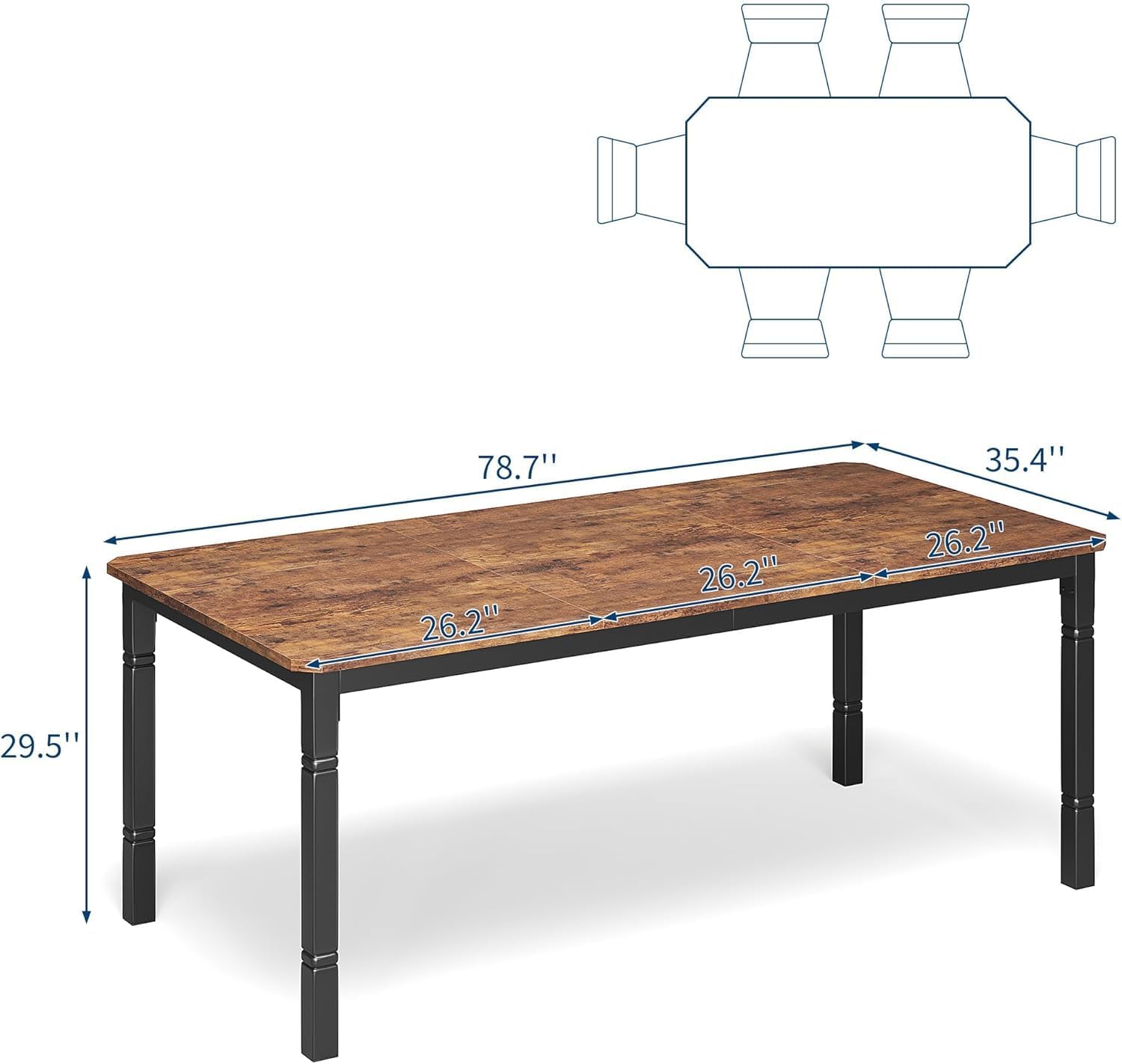 Garvee LXL-PHK-33JYHDTH Dining-Tables - View #2