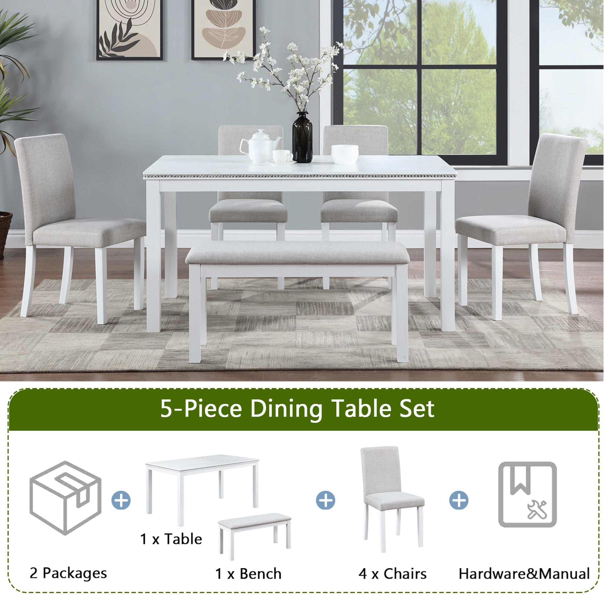SINOFURN SYA330151BN Dining-Sets - View #4