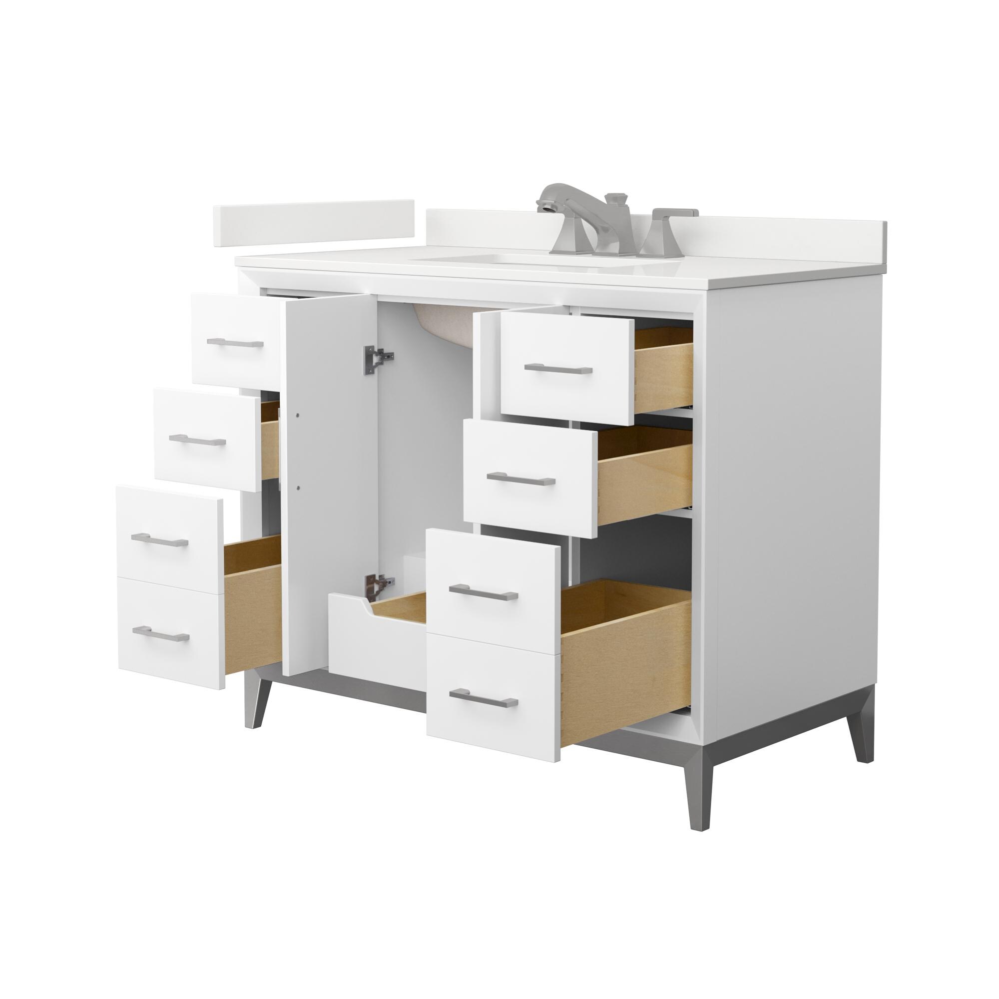 Wyndham Collection WCH818142SWHWQUS3MXX Bath-Vanity-Combo - View #2