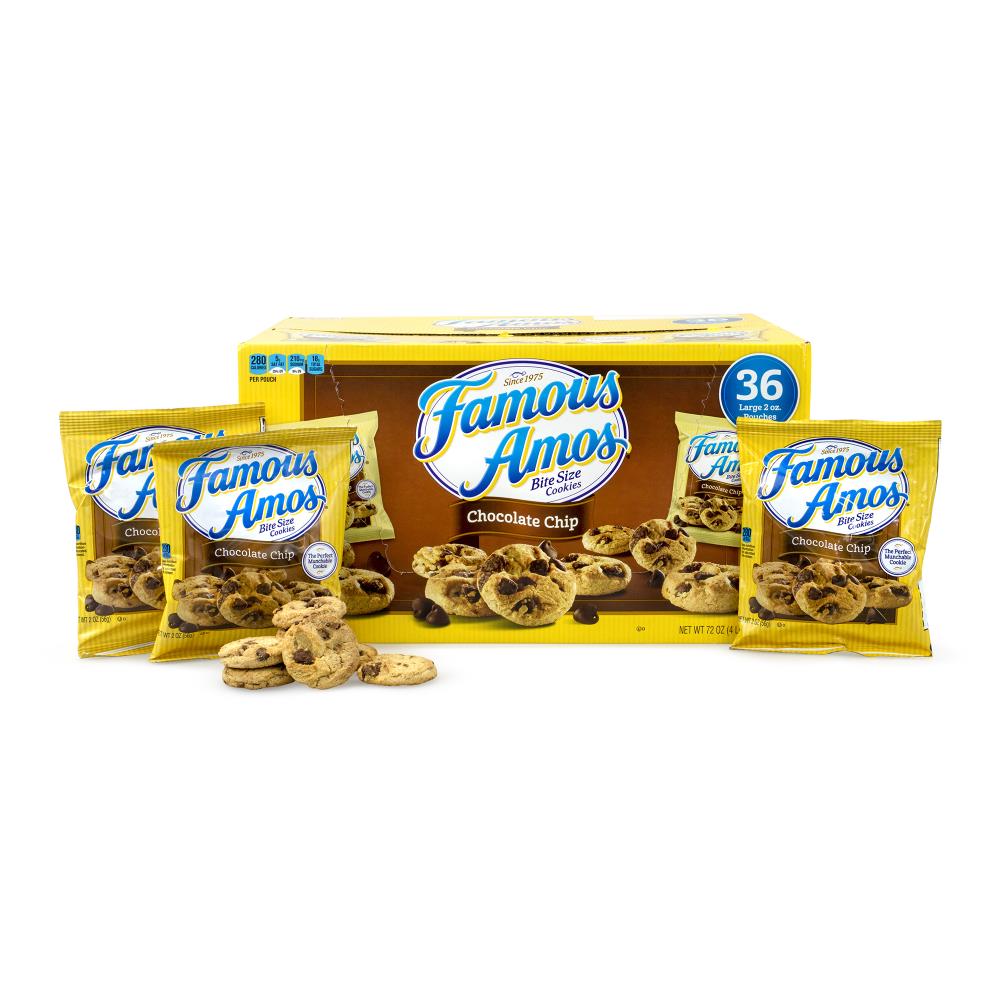 Famous Amos Chocolate Chip Cookies 2 Oz Bag Pack Of 42 - Office Depot