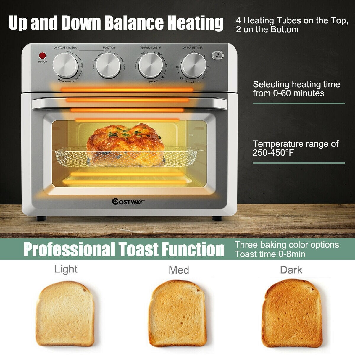 galanz french door countertop oven with air fryer costco