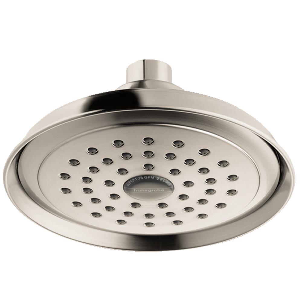 Hansgrohe Joleena Brushed Nickel Round Rain Fixed Shower Head 1.5GPM