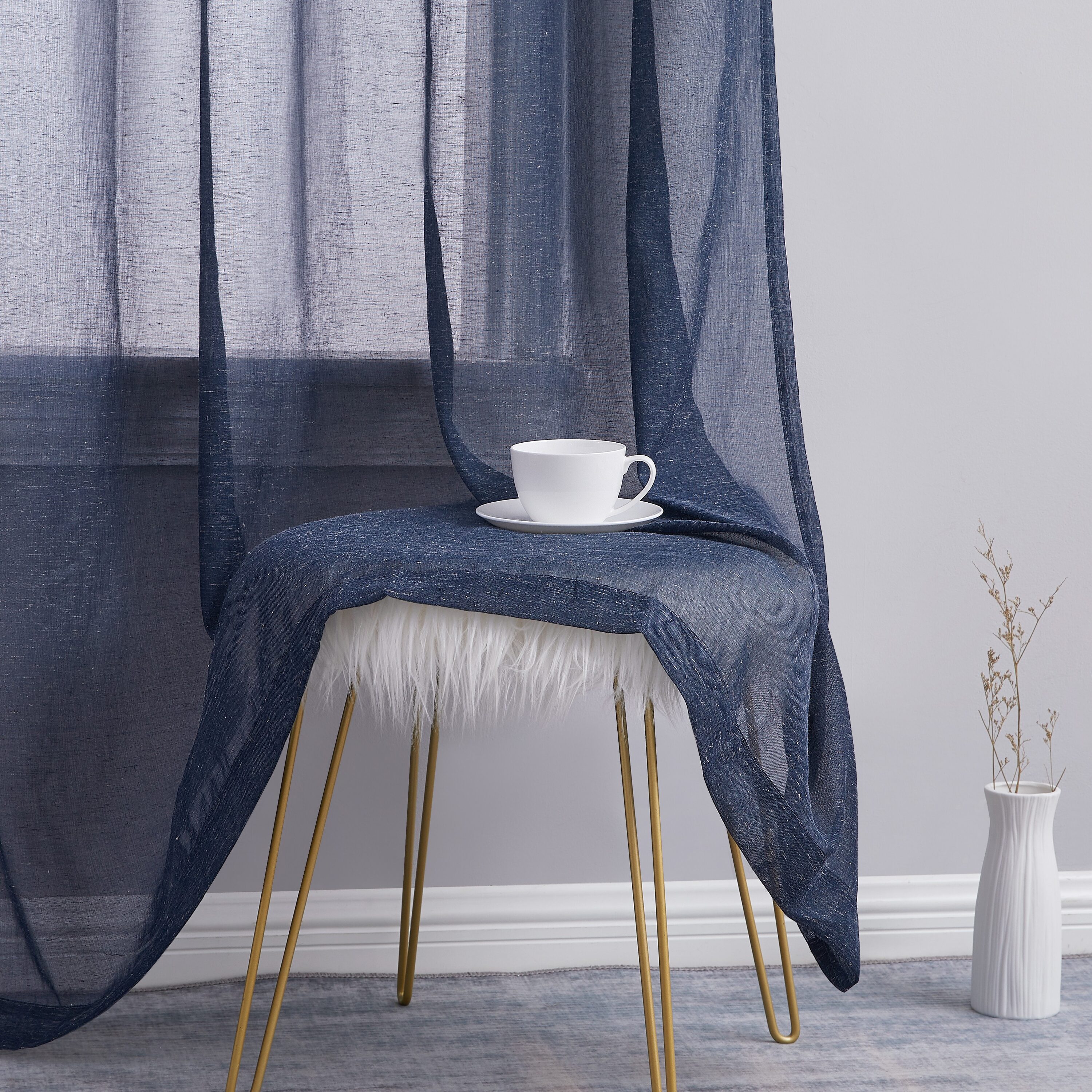 HLC.me SIERA-LN-NVY84 curtains - View #5