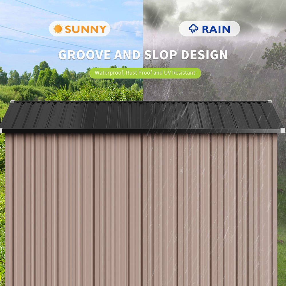 AOXUN G37009 Metal-Storage-Buildings-Sheds - View #3