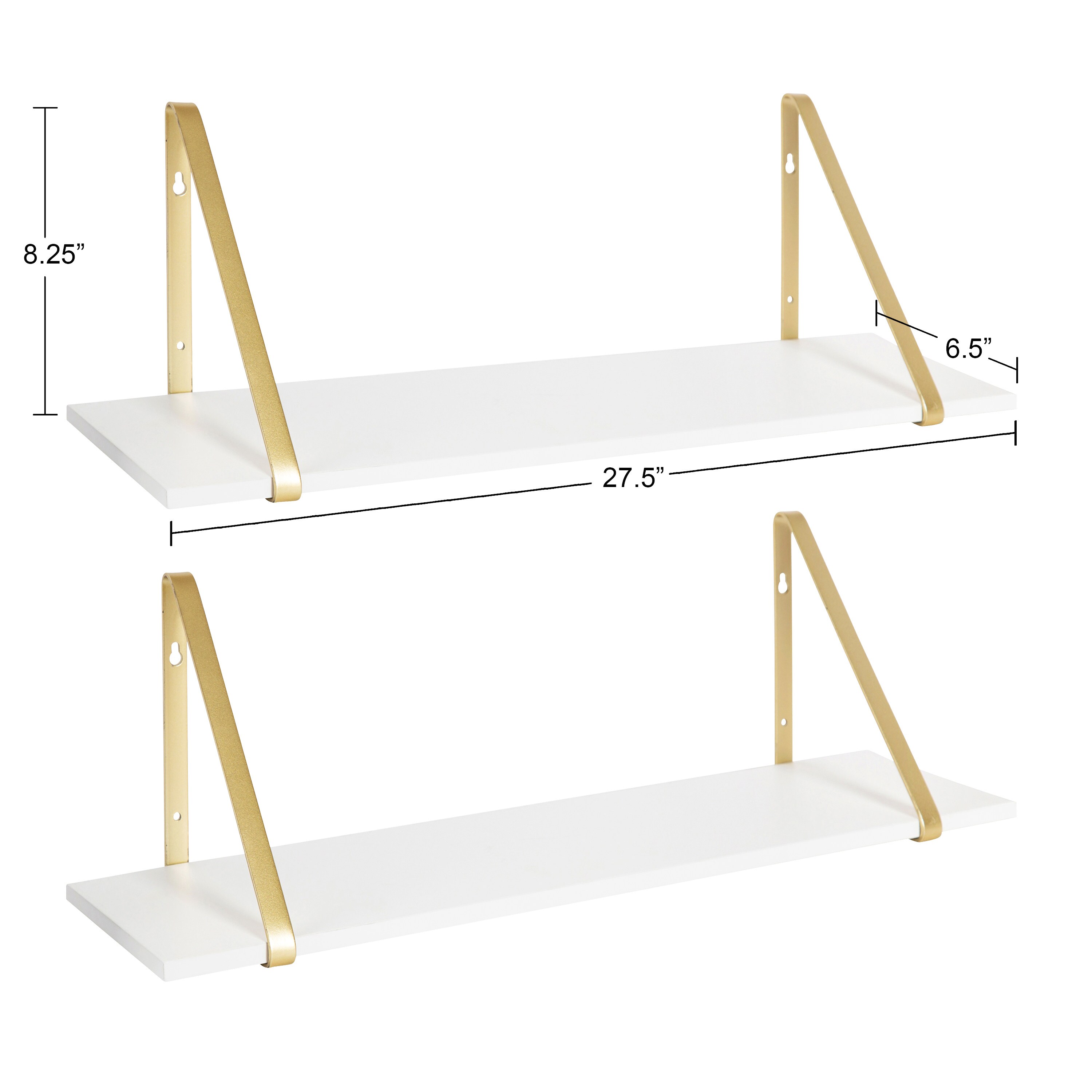 Kate and Laurel 214087 Wall-Mounted-Shelving - View #4