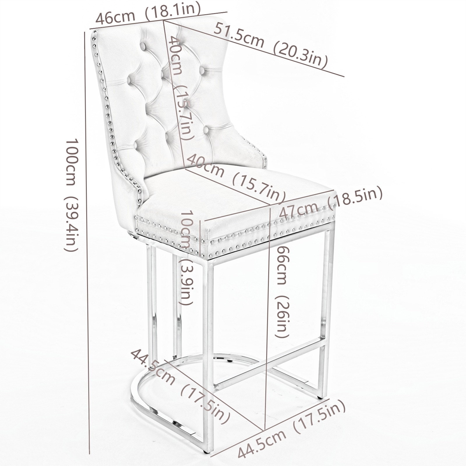 Hrinhom HC-D8003-GRAY stools - View #10