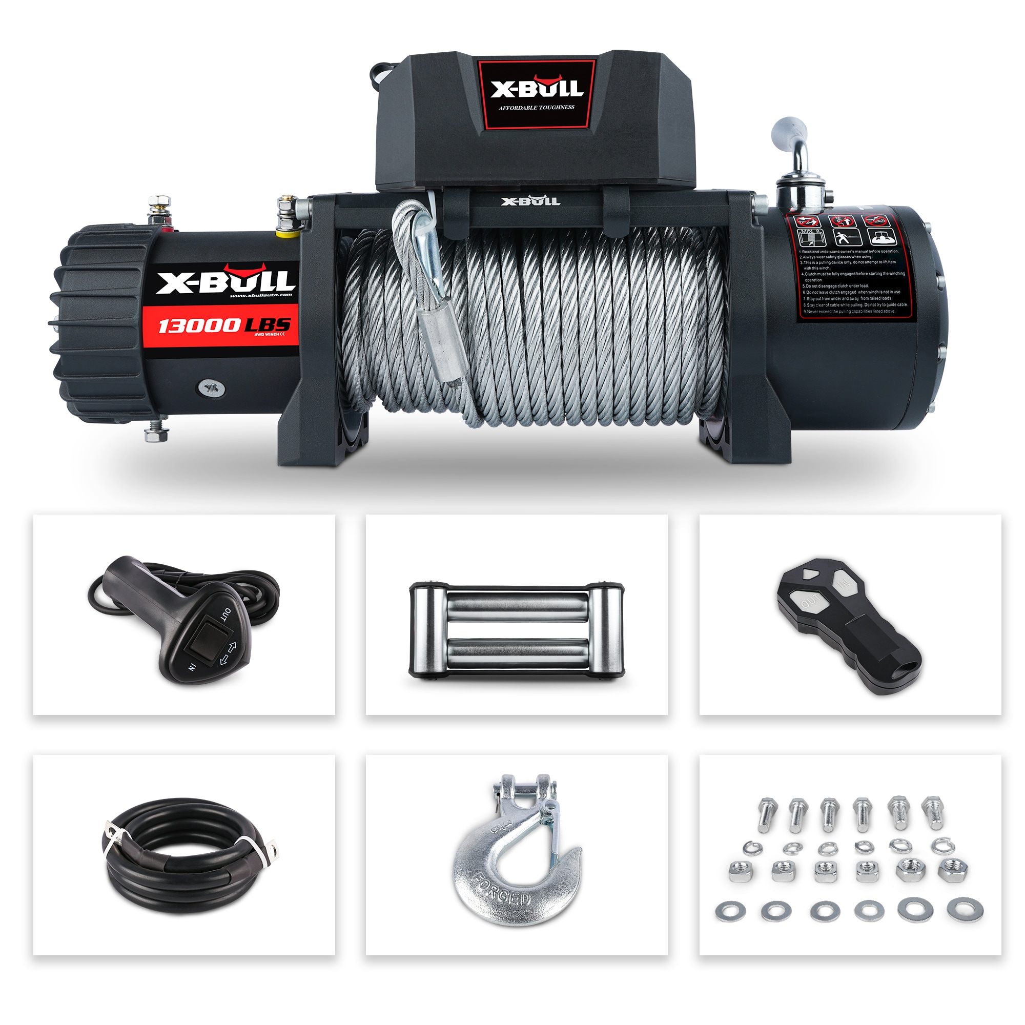 Kahomvis XB-QPW12-3560 Winches-Accessories - View #3