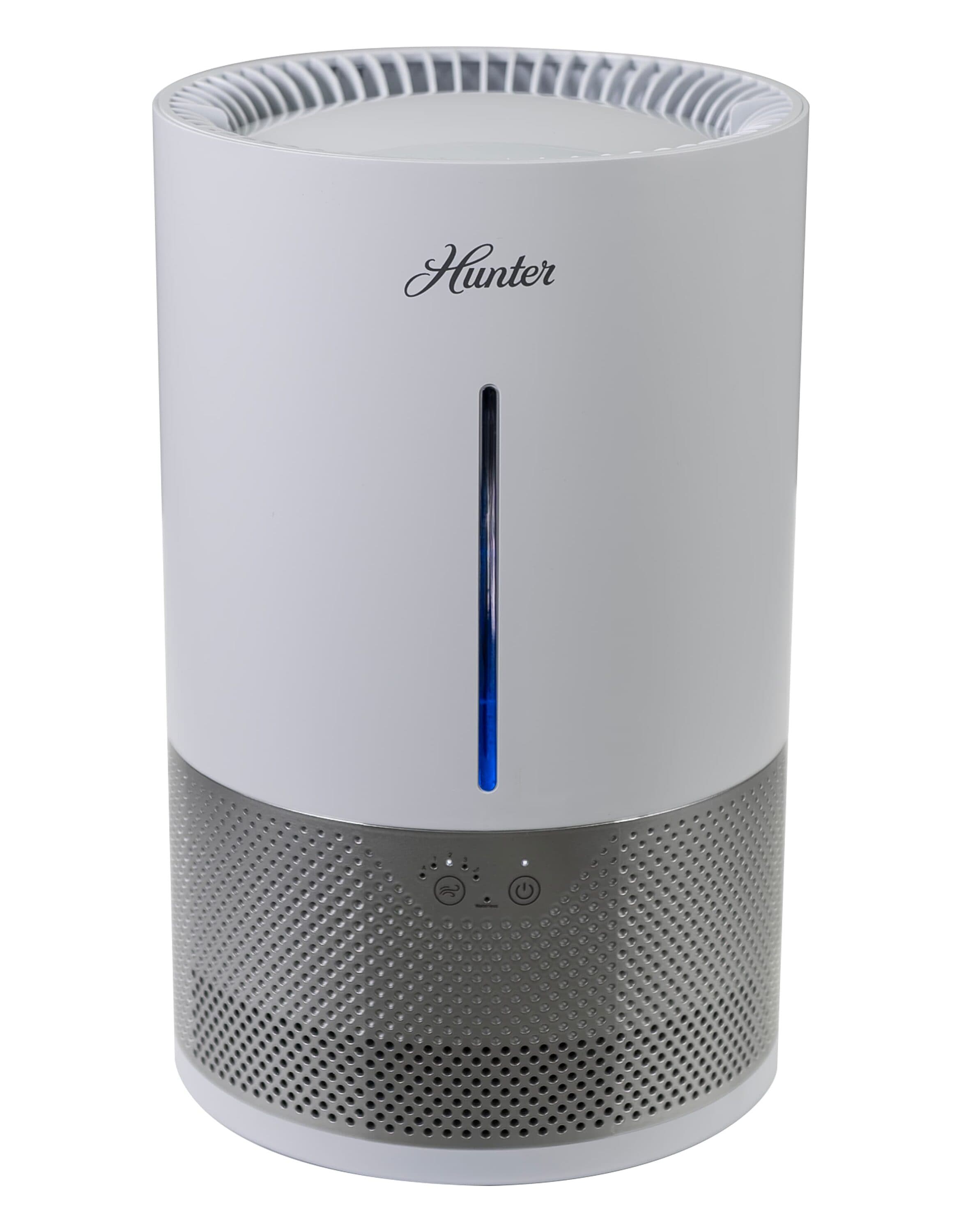 Hunter HHE150-WHT Aspire Evaporative Humidifier 1.2 Gal Capacity  and Coverage up to  456  Sq. Ft. - White