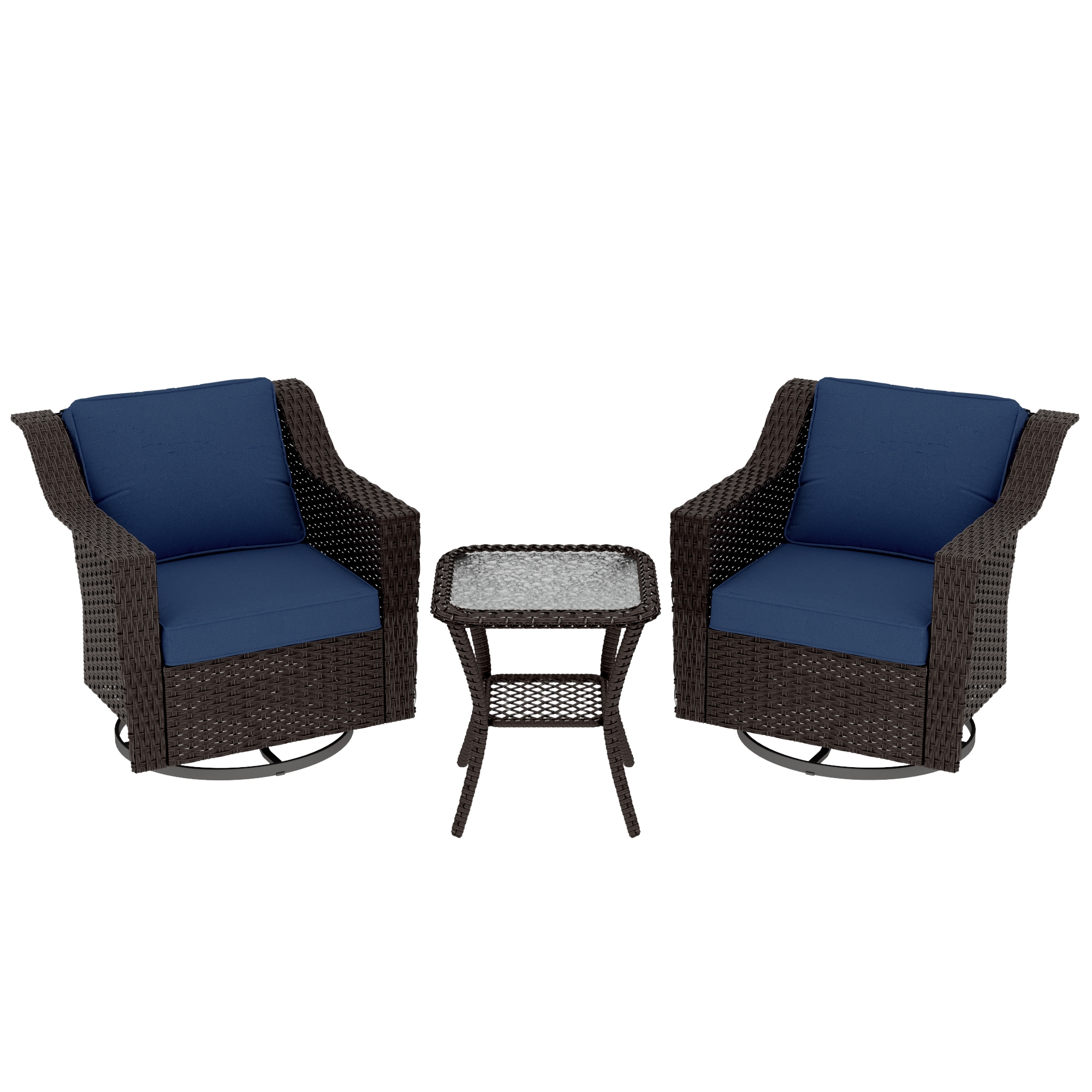 Gardenbee HGL-MA01-5-BLU Patio-Conversation-Sets - View #2