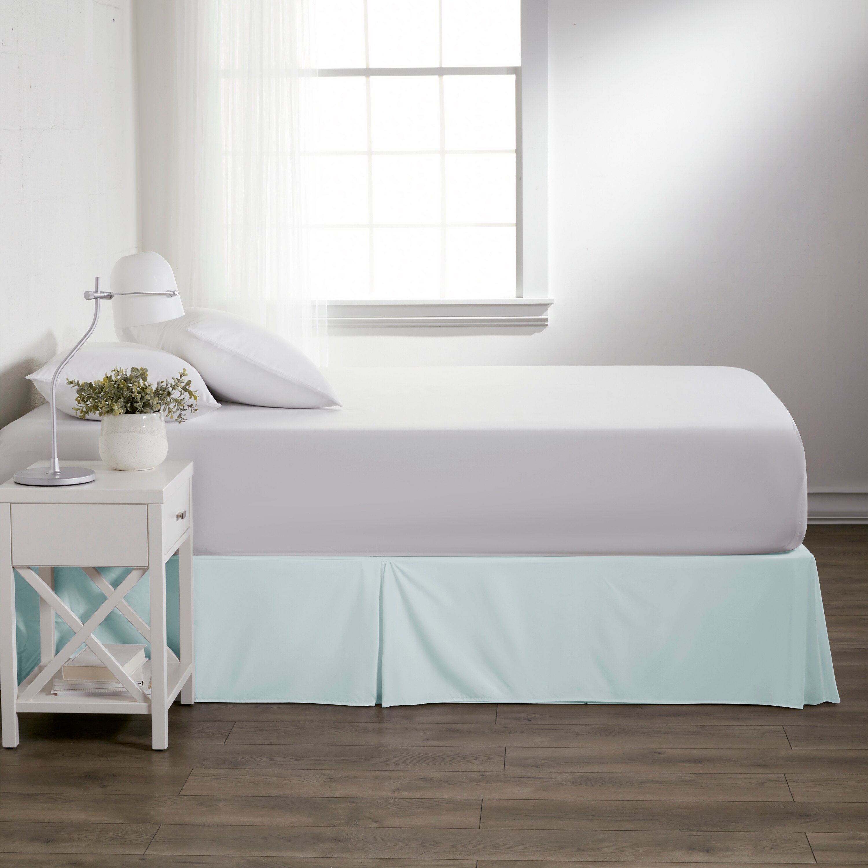 Ienjoy Home IEH-BDSK-TWXL-AQ Bed-Skirts - View #2