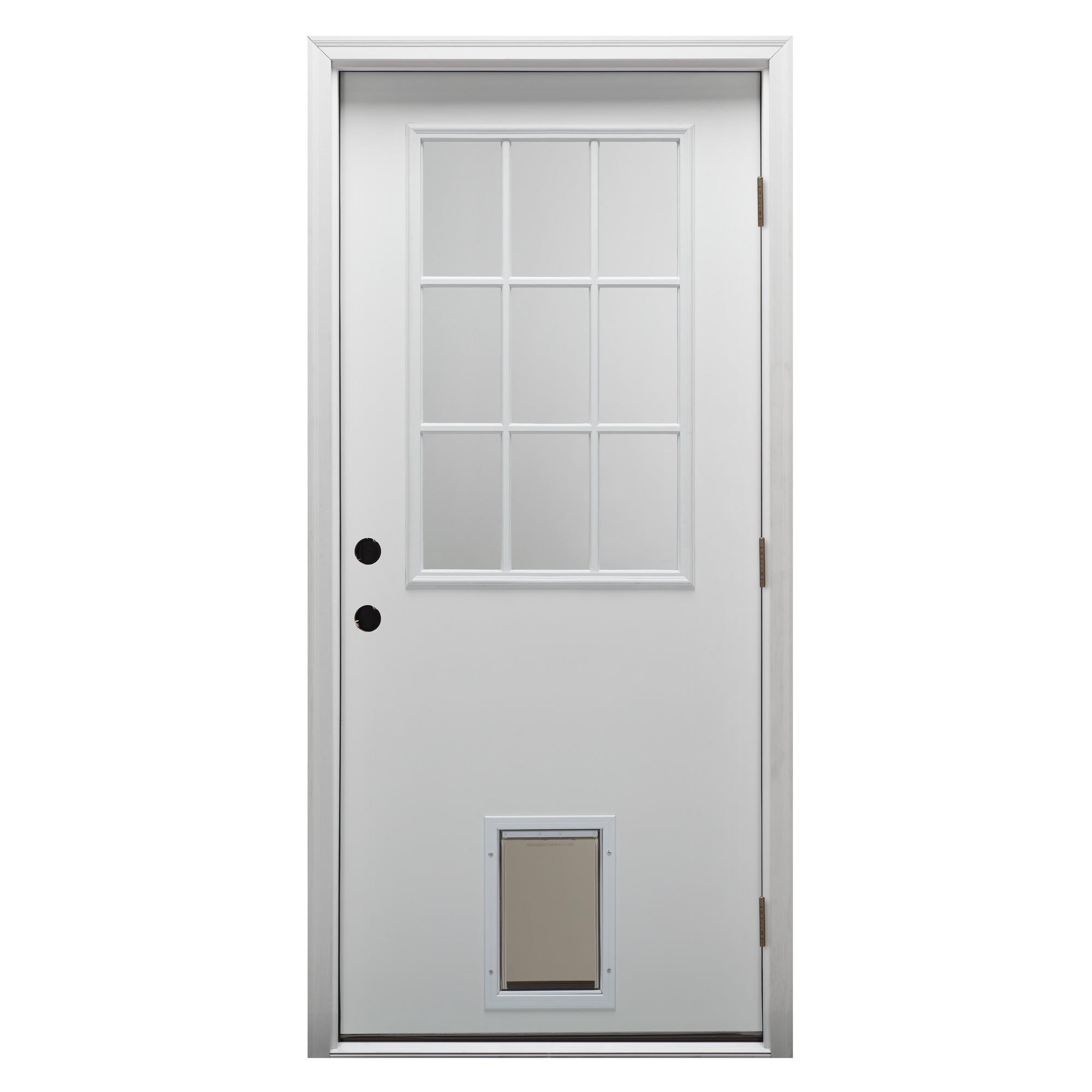 Solid Entry Door - Flush Dimensions & Drawings