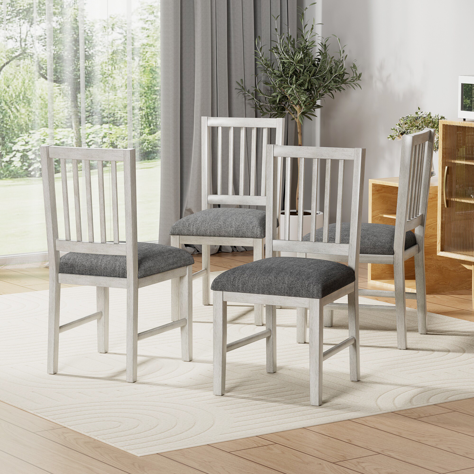 Vecelo LOEAET04&2C04GRY2P Dining-Sets - View #8