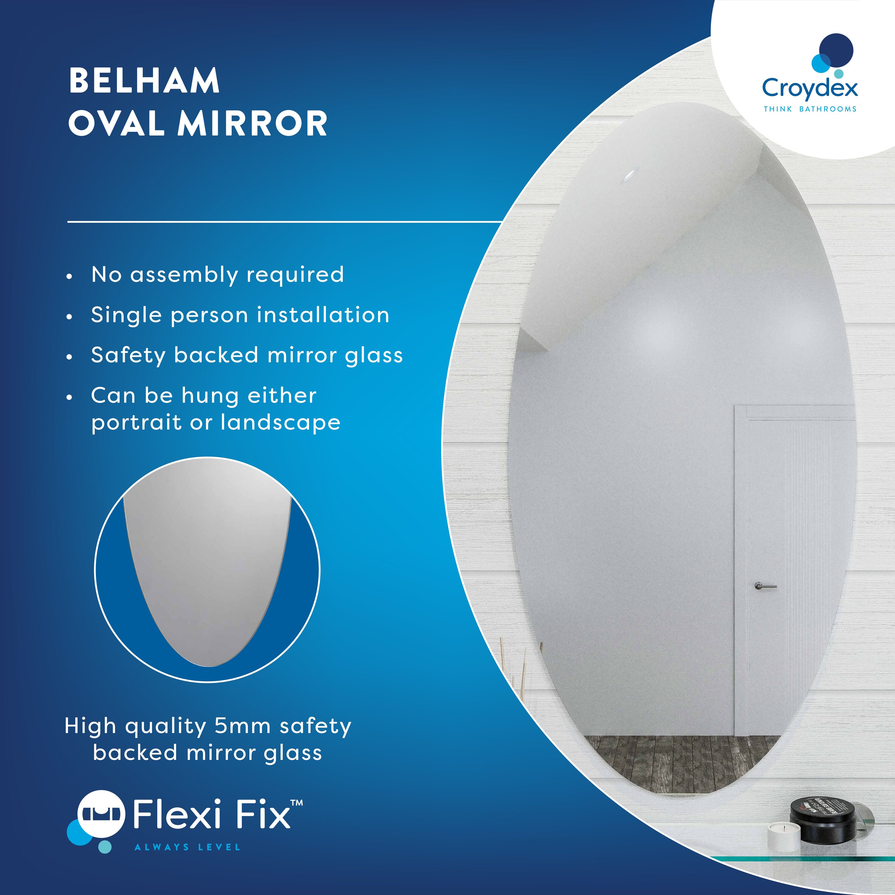 Croydex MM701200US Framed-Bath-Mirrors - View #7