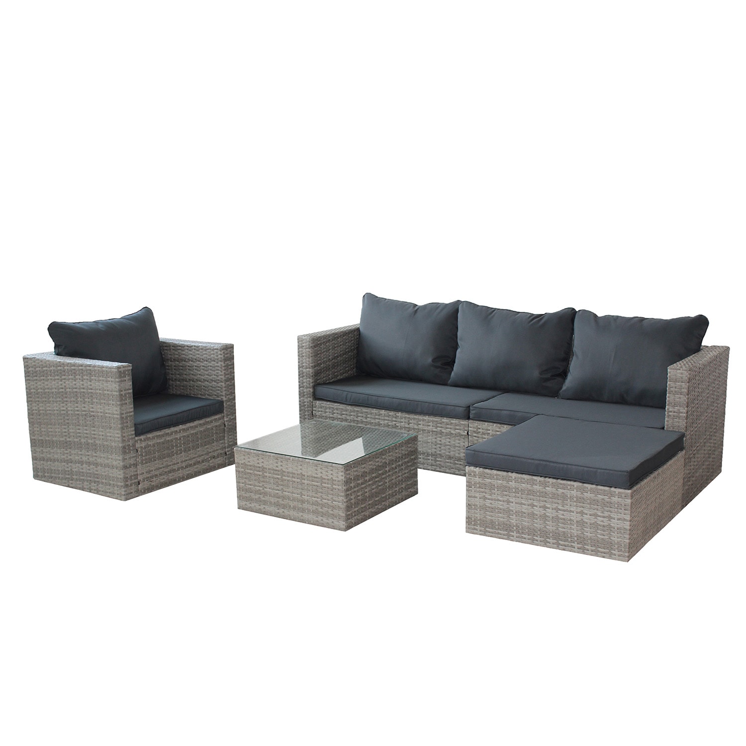 SINOFURN SYA690026GY Patio-Conversation-Sets - View #4