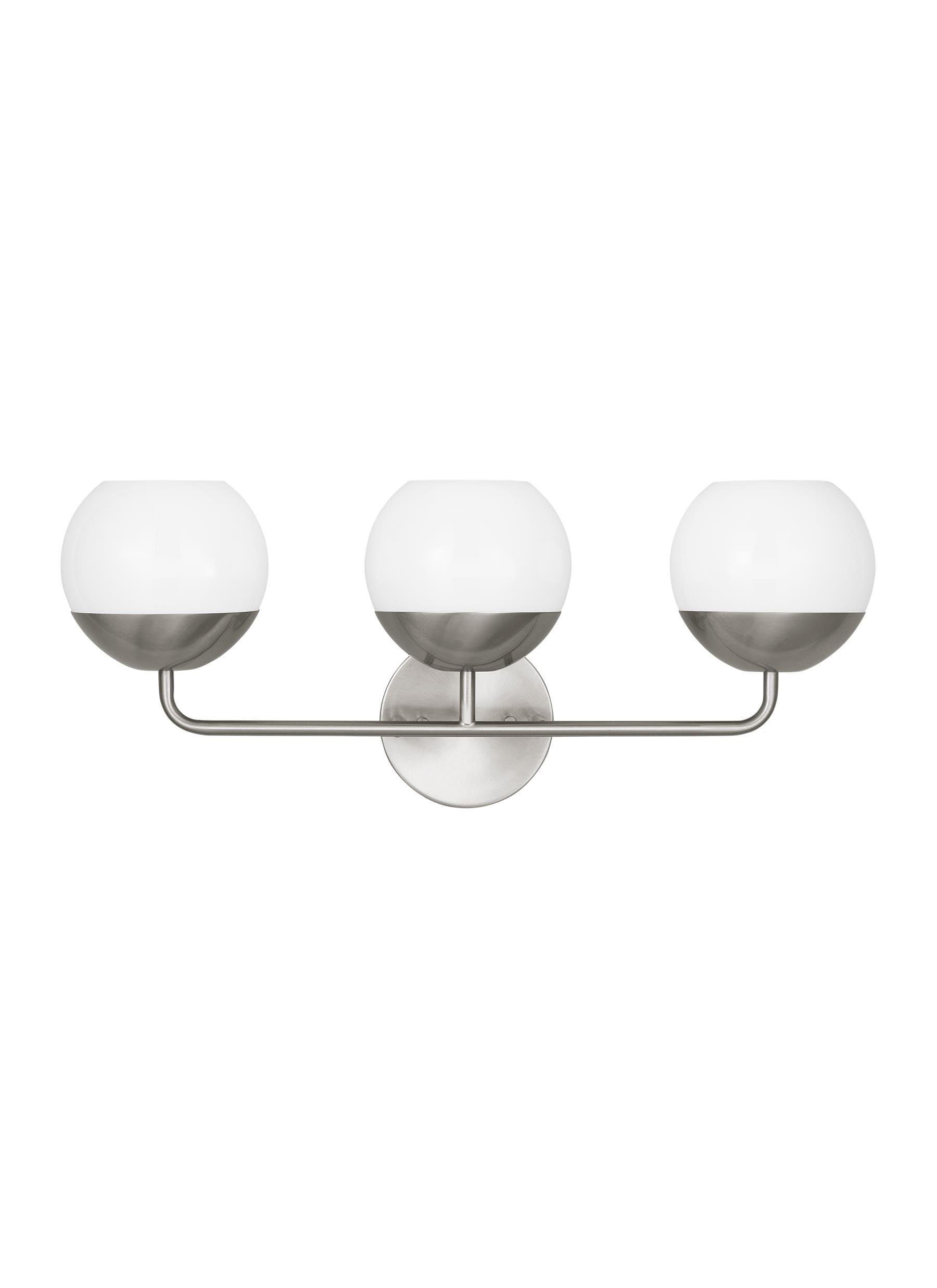 Generation Lighting 4468103EN3-962 Alvin 24.125-in 3 -Light Brushed Nickel Modern/contemporary Vanity light
