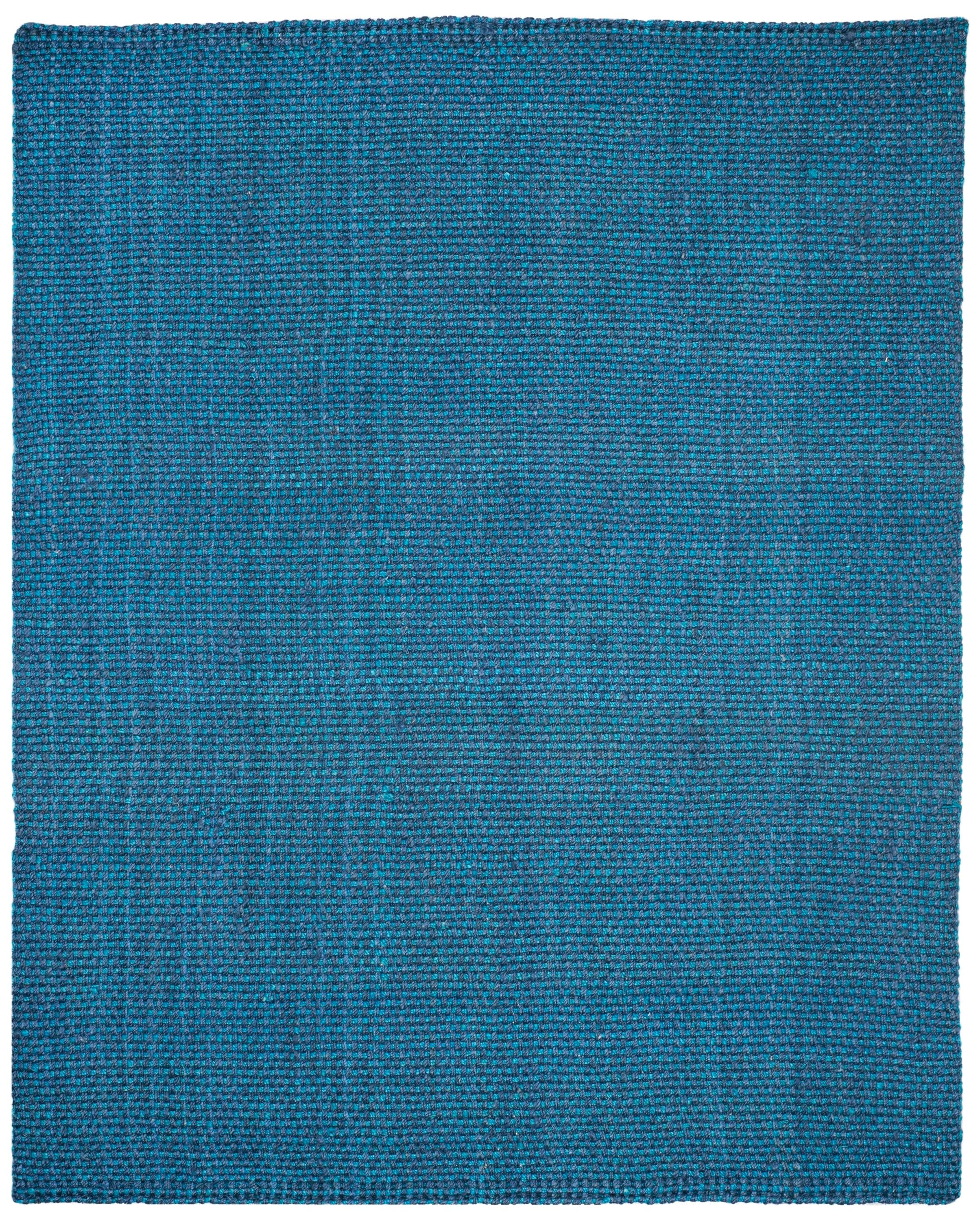 Safavieh NF262C-8 Natural Fiber Margate 8 x 10 (ft) Jute Blue Rectangular Indoor Abstract Coastal Area rug