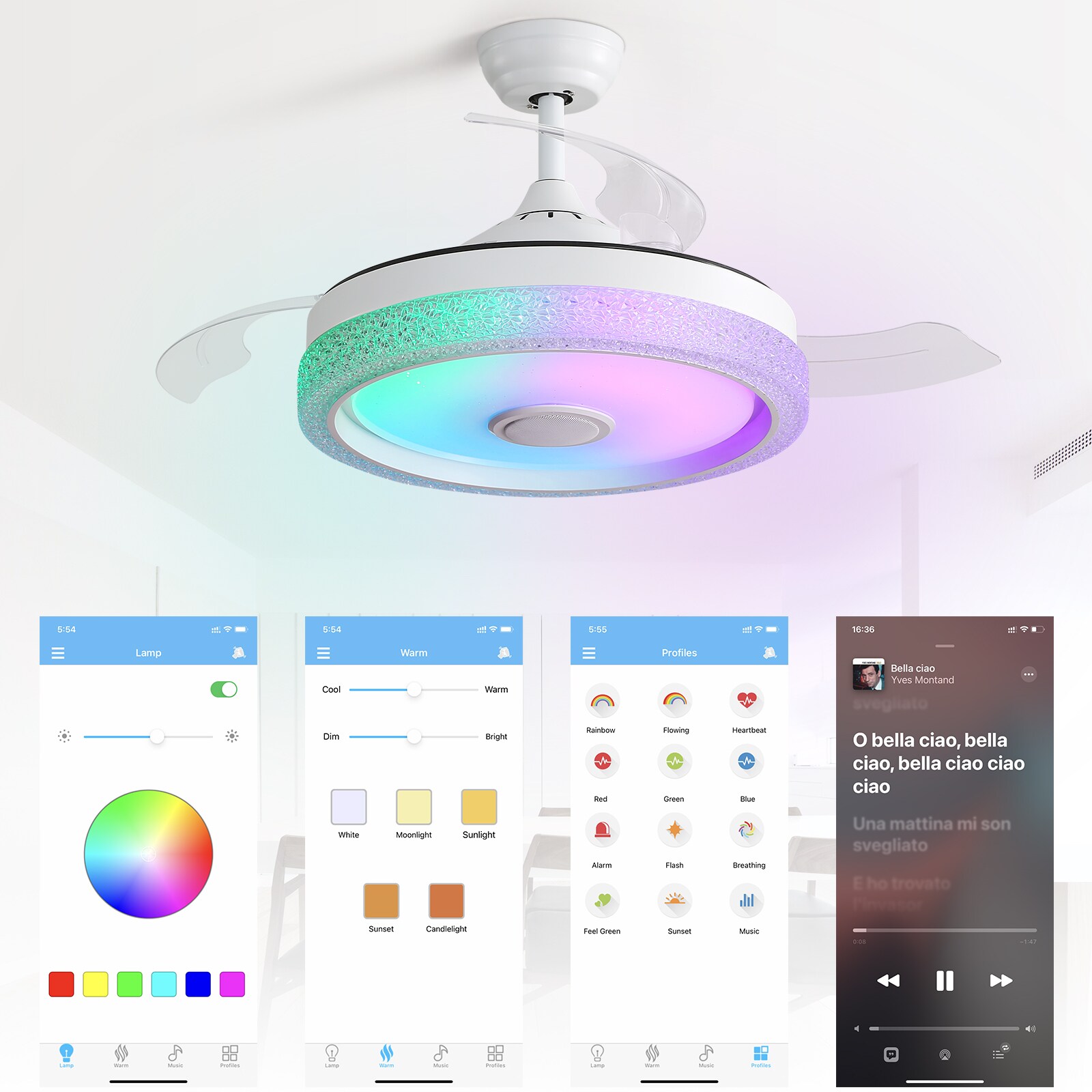 Blisstyle CLF44 Ceiling-Fans - View #6