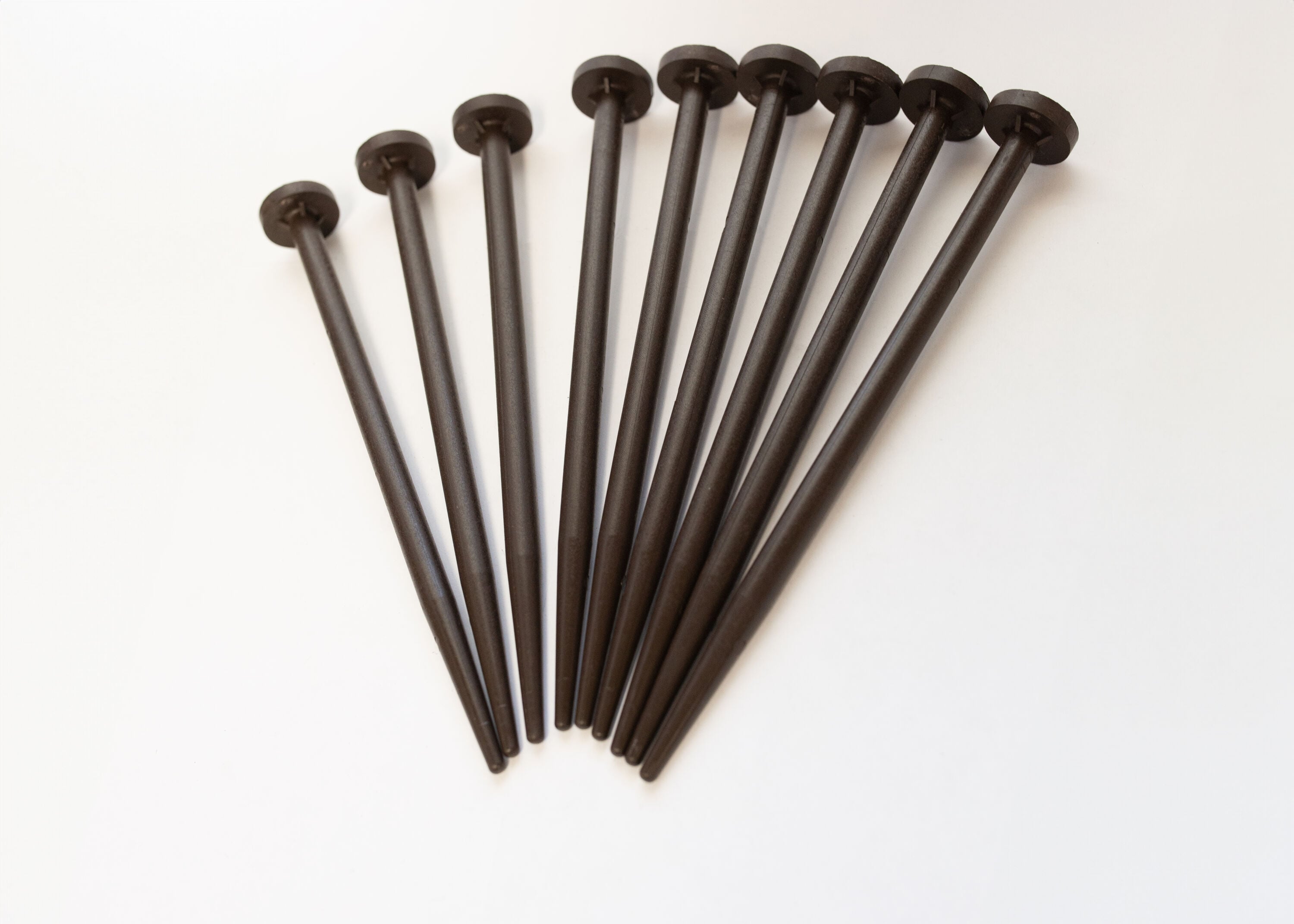 EcoBorder STAKE-BRN-KIT-TR 9 -Pack 8-in Plastic Multipurpose Landscape Stake
