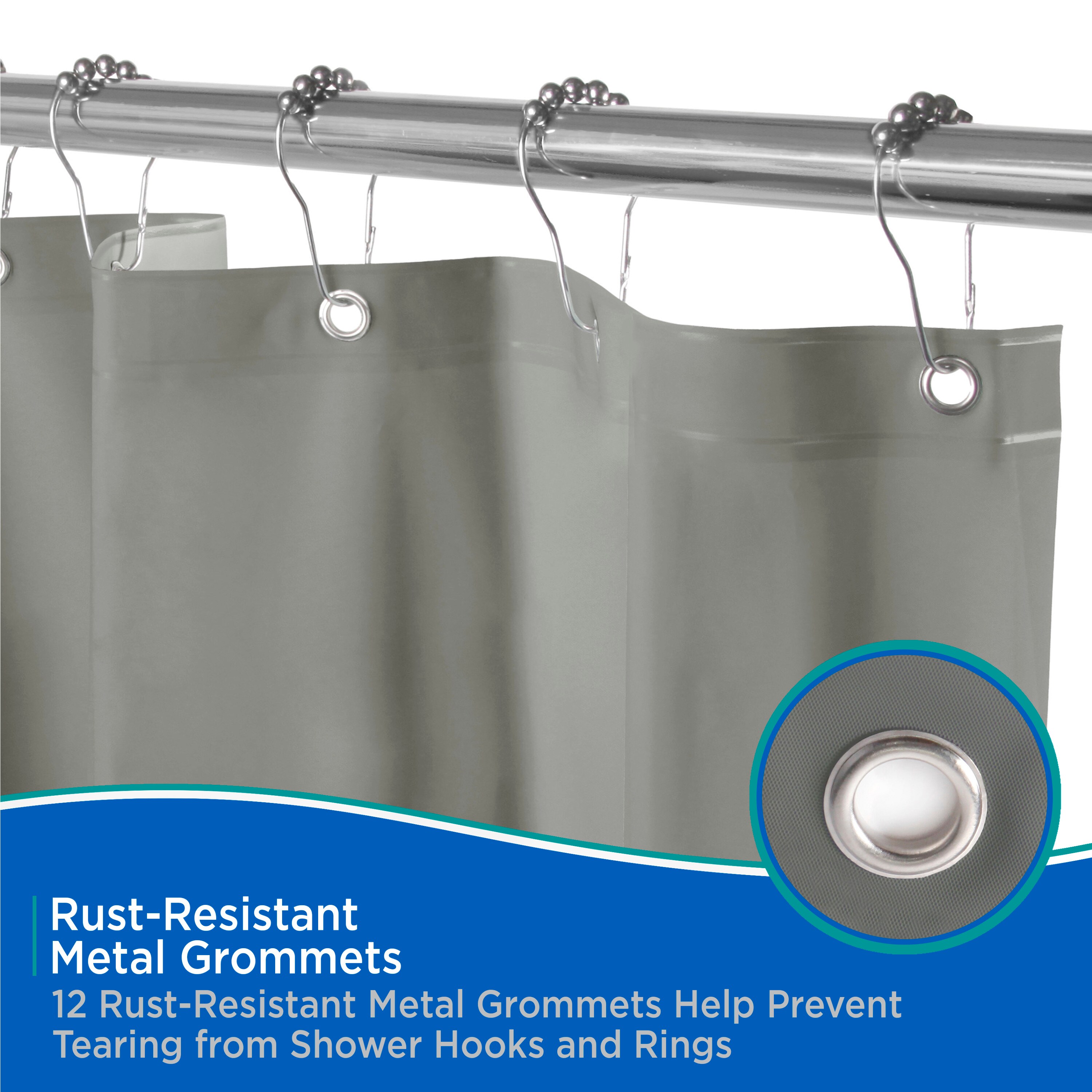 Kenney KN41439 Shower-Curtains-Liners - View #4