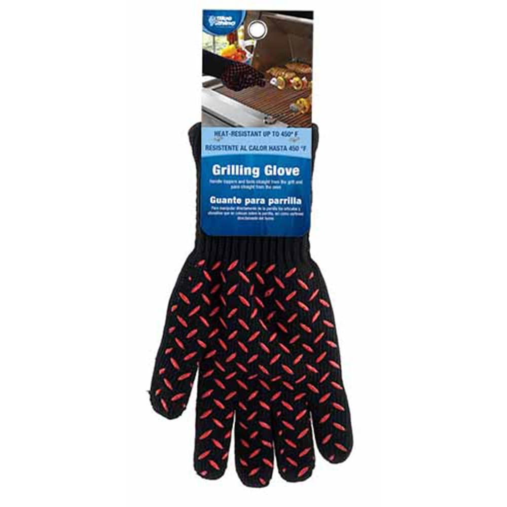 Weber Grills Premium Large / Extra-Large Grill Gloves With Silicone Grip  Pattern Palm - Set Of 2 - 6535