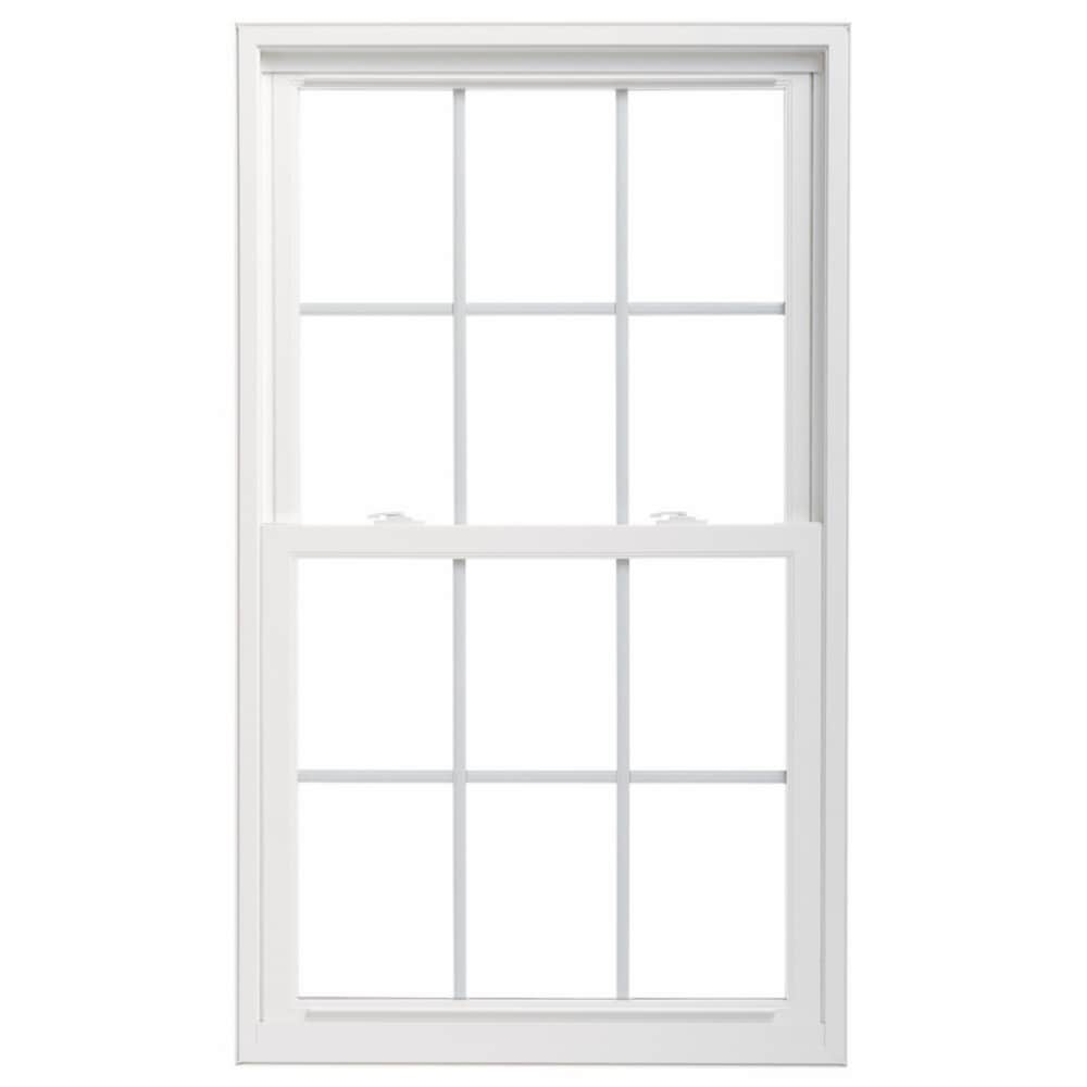 Pella Replacement Jamb White Vinyl Dual-pane Double Hung Window With ...