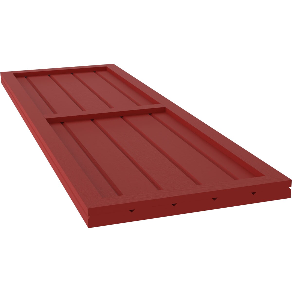 Ekena Millwork ARW101BF518X71BRH Exterior-Shutters - View #6
