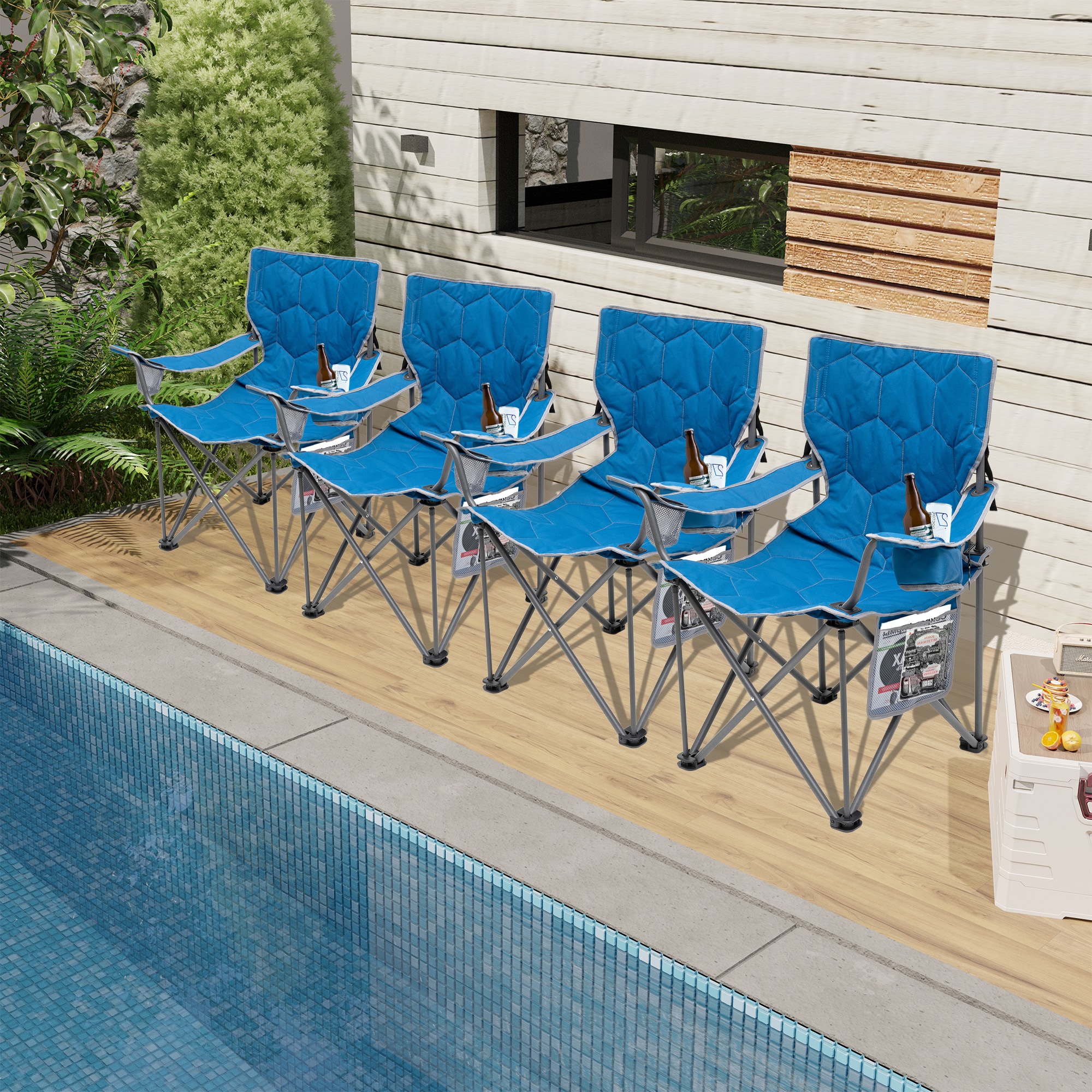 Clihome CL-P4AC2418BBU1 Beach-Camping-Chairs - View #2