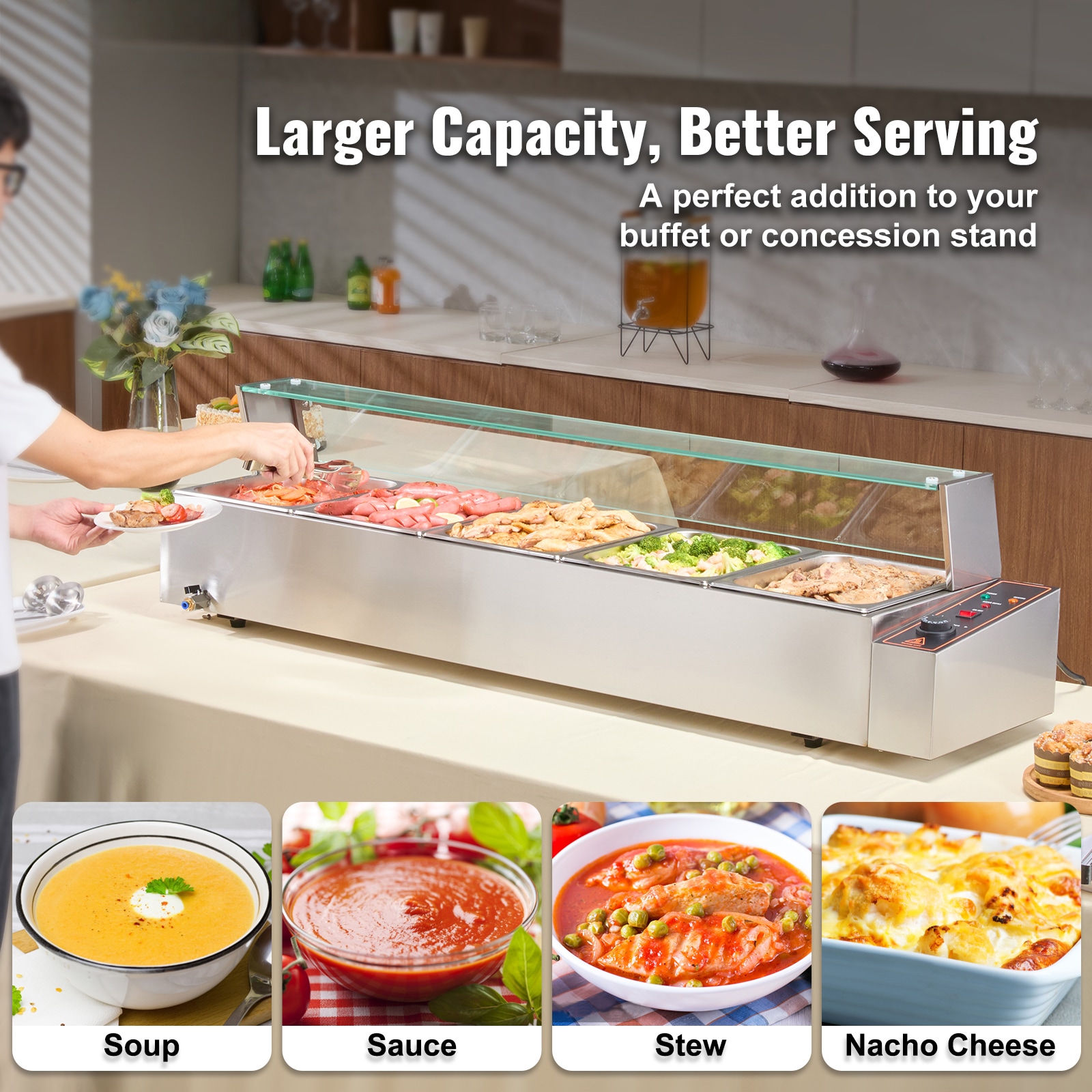 VEVOR BLZBWTC6PB3600001V1 Buffet-Servers - View #3