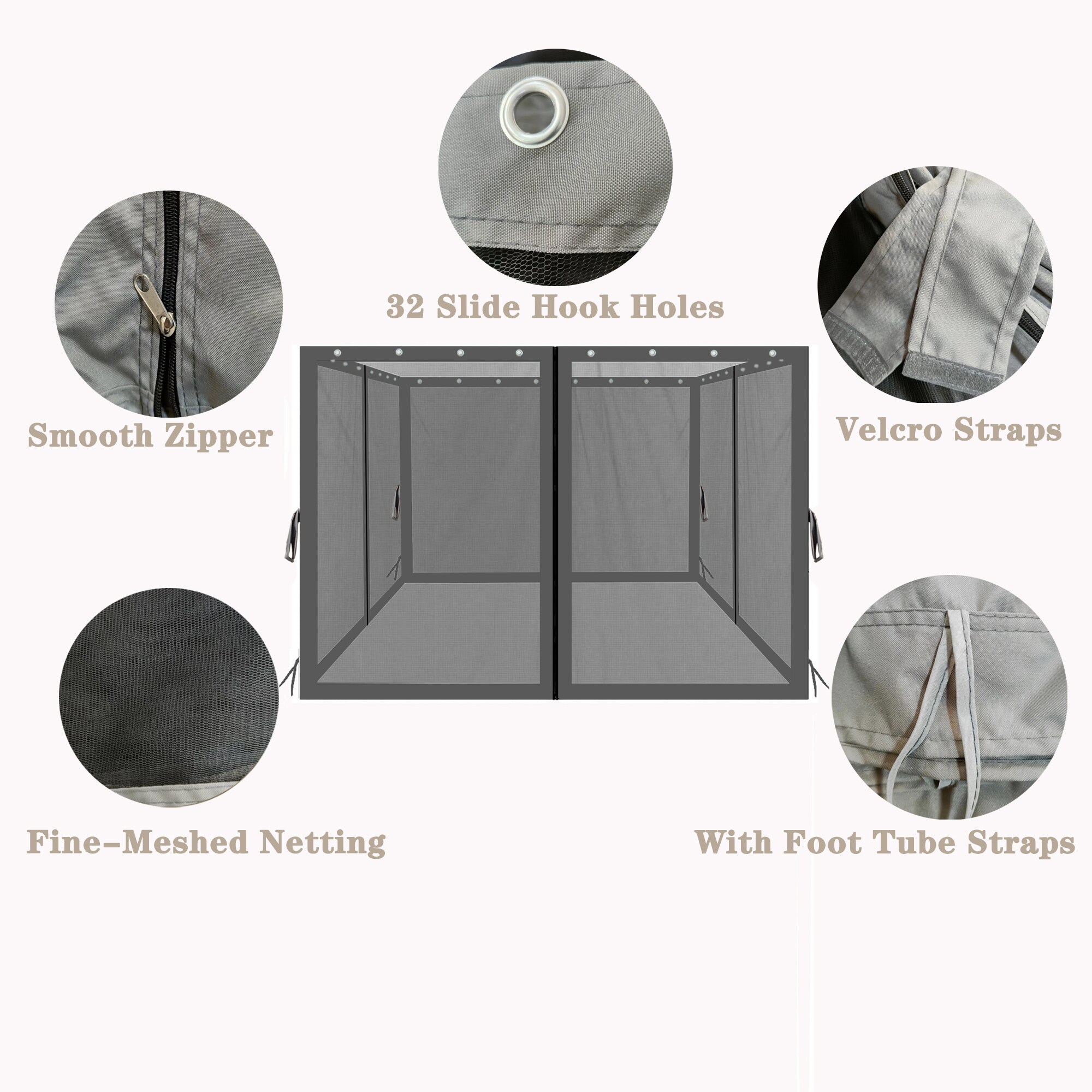 Maocao Hoom MZH68234 Gazebo-Parts-Accessories - View #8