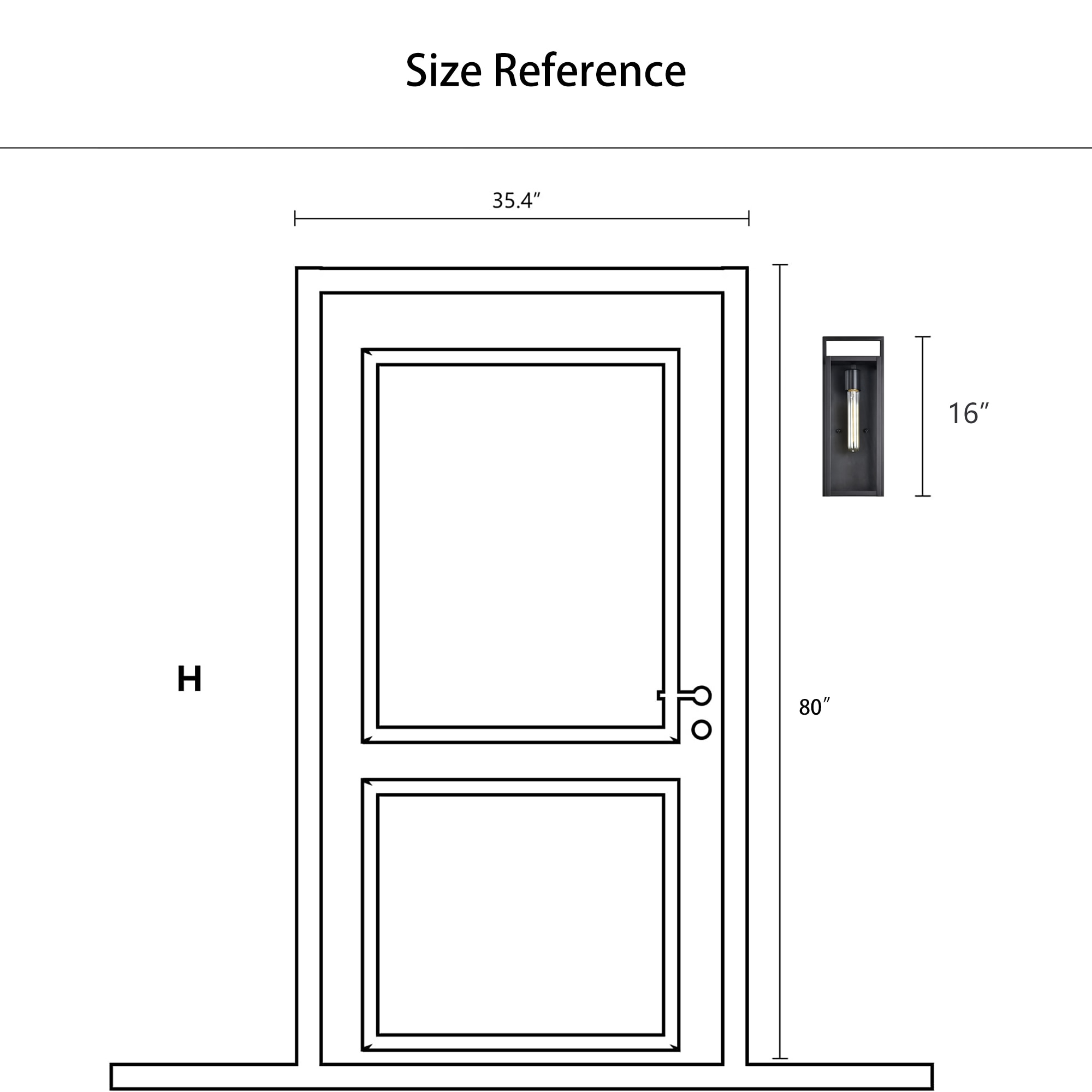 Edvivi EW682S-BK Outdoor-Wall-Lighting - View #10