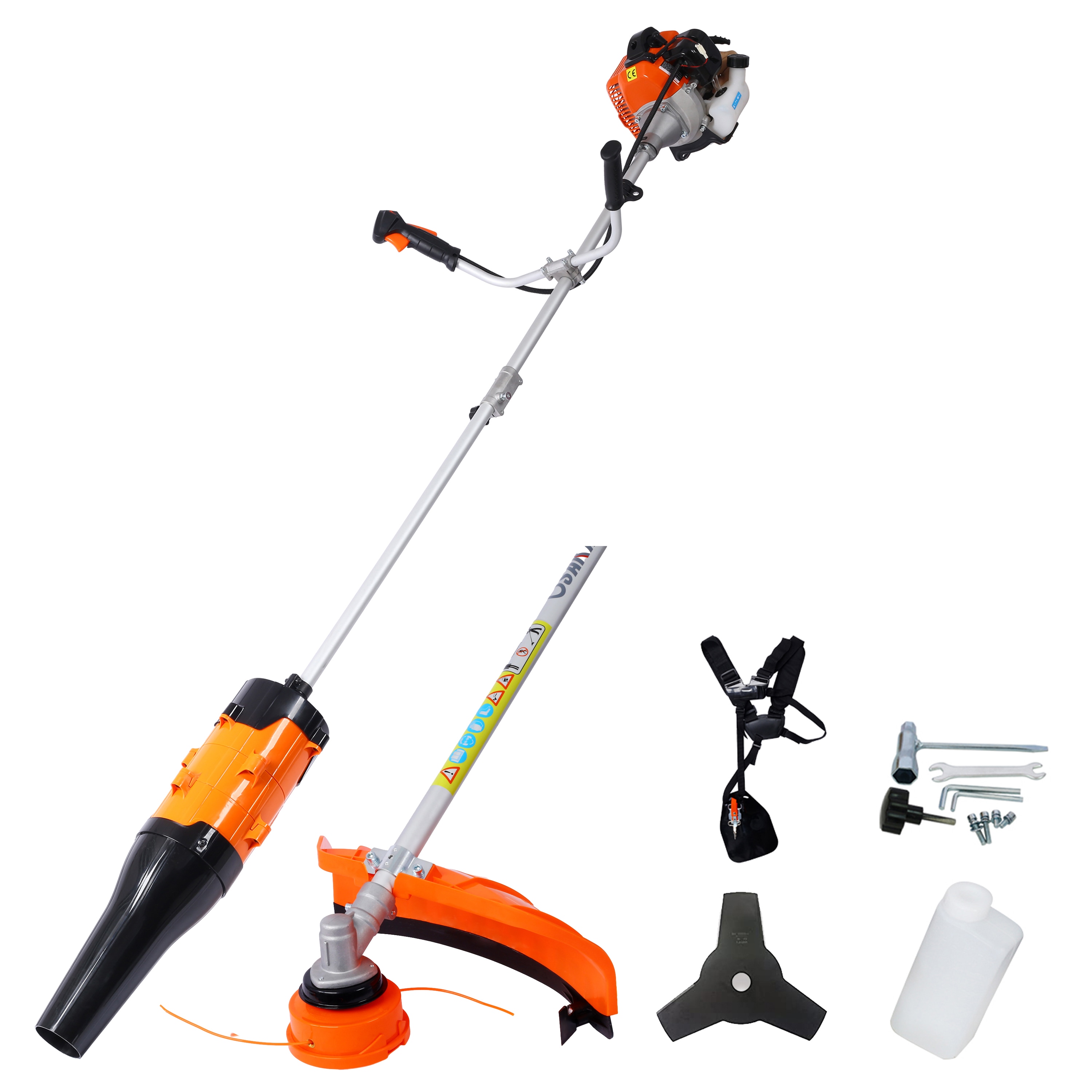 EXTRAUP YHLW120284580 String Trimmer 51.7-cc 2-cycle 10-in Straight Shaft Corded Gas String Trimmer