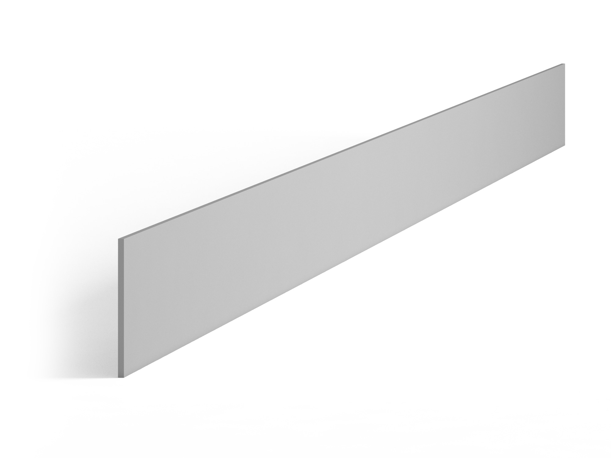 Valleywood Cabinetry TK8PG Proper Gray Cabinet toe kick 96-Inches W x 4.5-Inches H x 0.1875-Inches D Proper Gray Painted