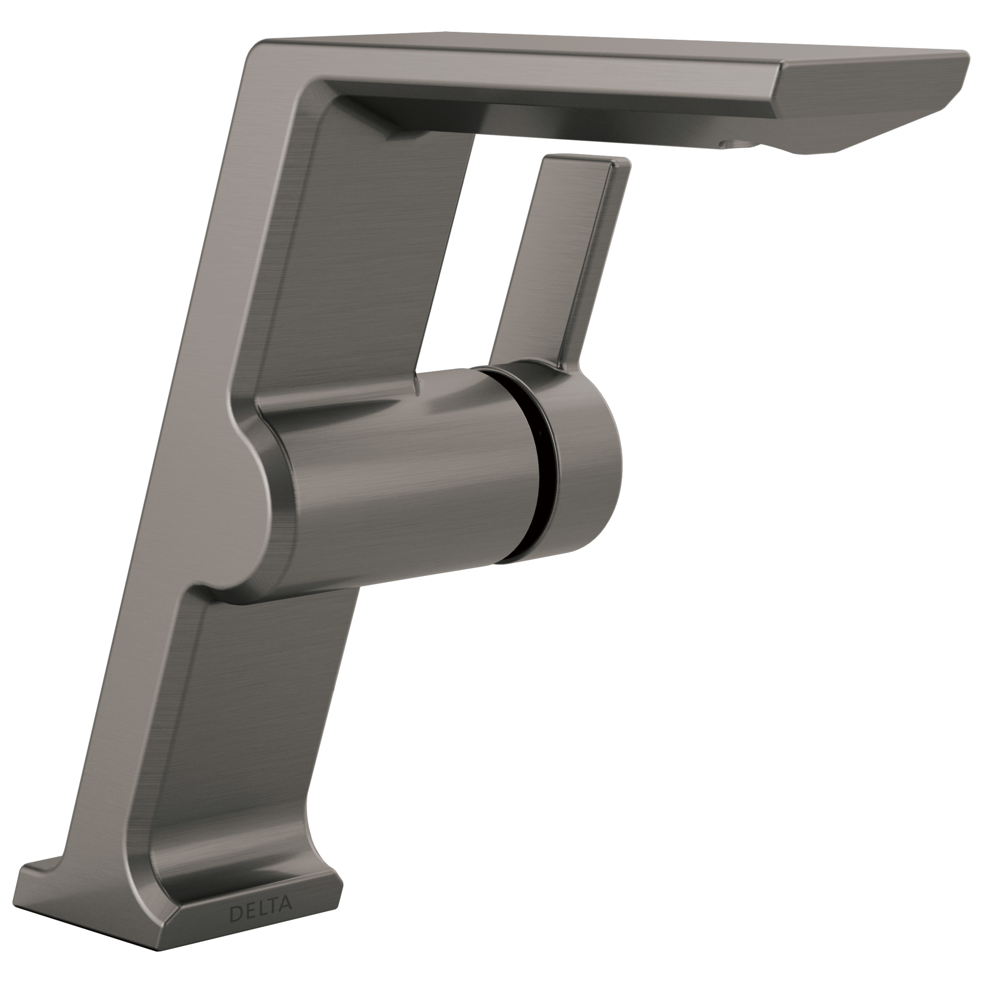 Delta 699-KS-PR-DST Pivotal Lumicoat Black Stainless Vessel 1-handle WaterSense Low-arc Residential Handle Bathroom Sink Faucet