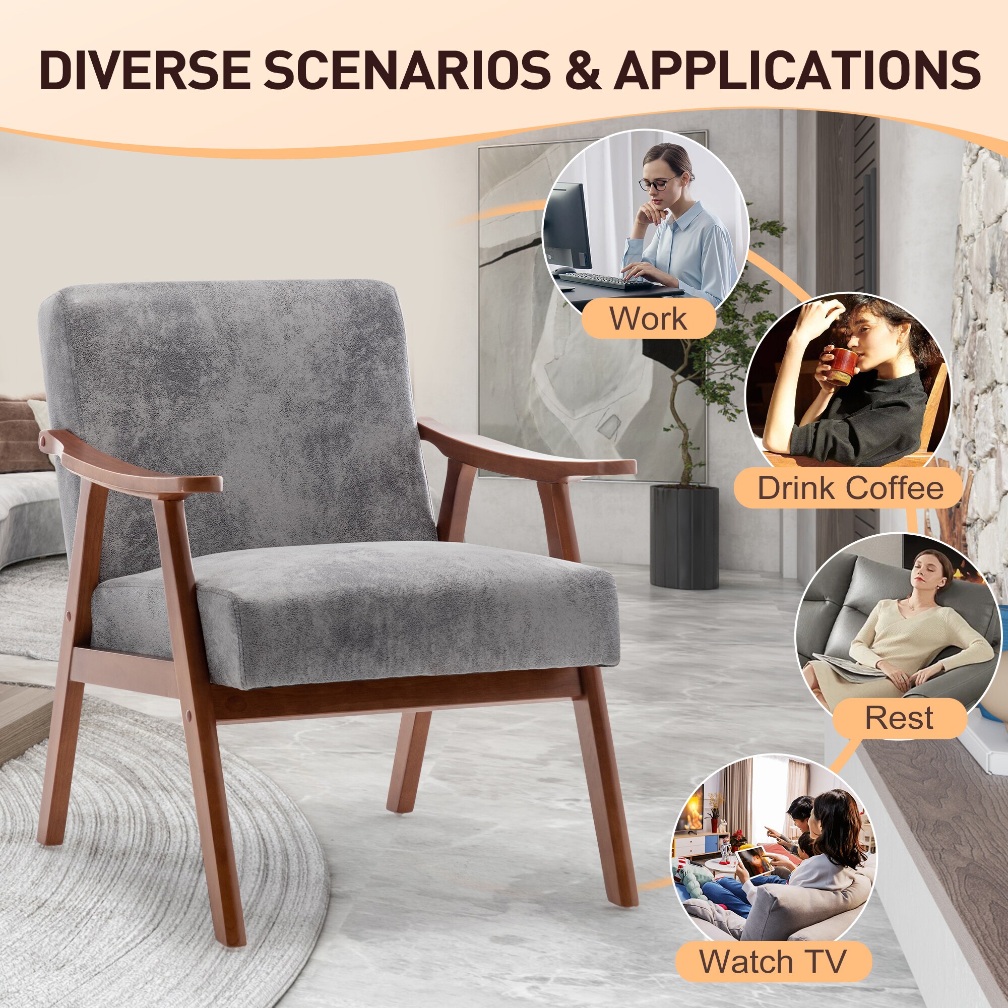 Sumyeg WF-HW66470BK-4-LA chairs - View #7