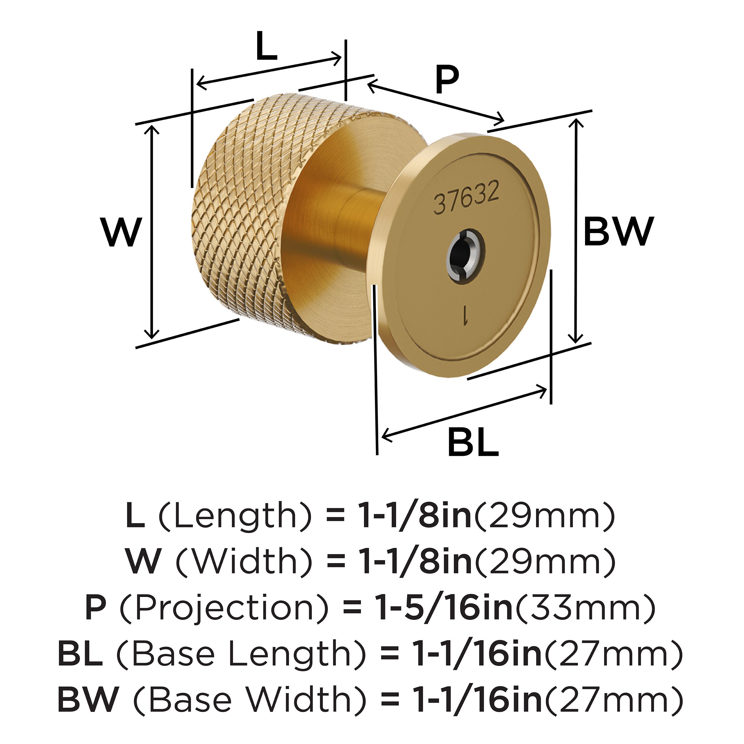Amerock BP37632CZ Cabinet-Knobs - View #4