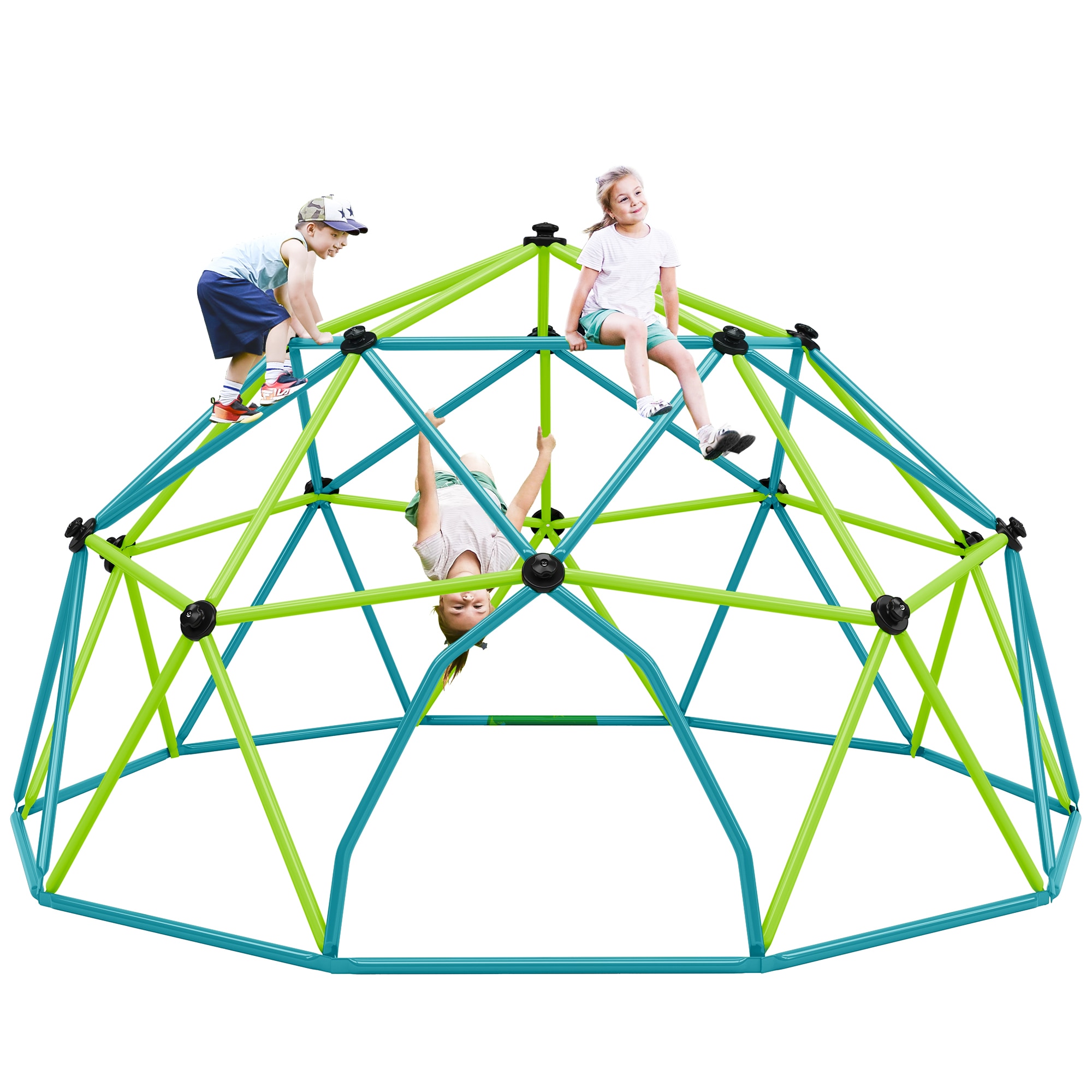 Flynama L-142143 Kids Climbing Dome Tower Metal Commercial/Residential Monkey bars