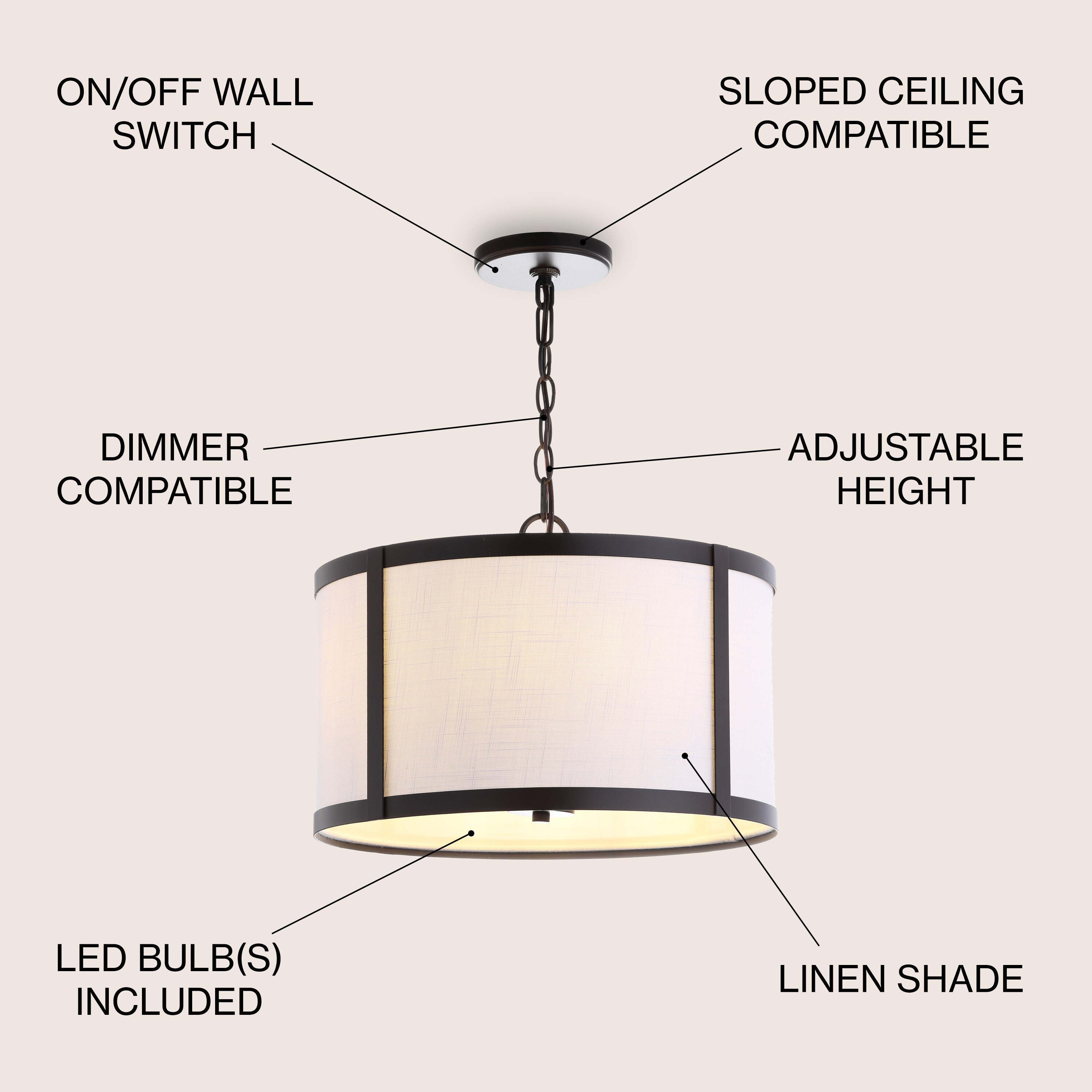JONATHAN  Y JYL3510A Pendant-Lights - View #3