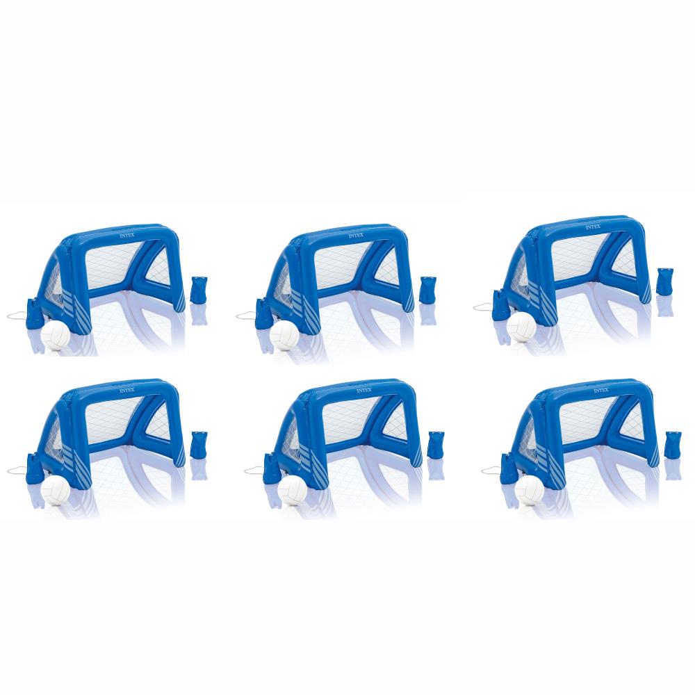 Intex 119731 6-Pack Blue Swimming Pool Football
