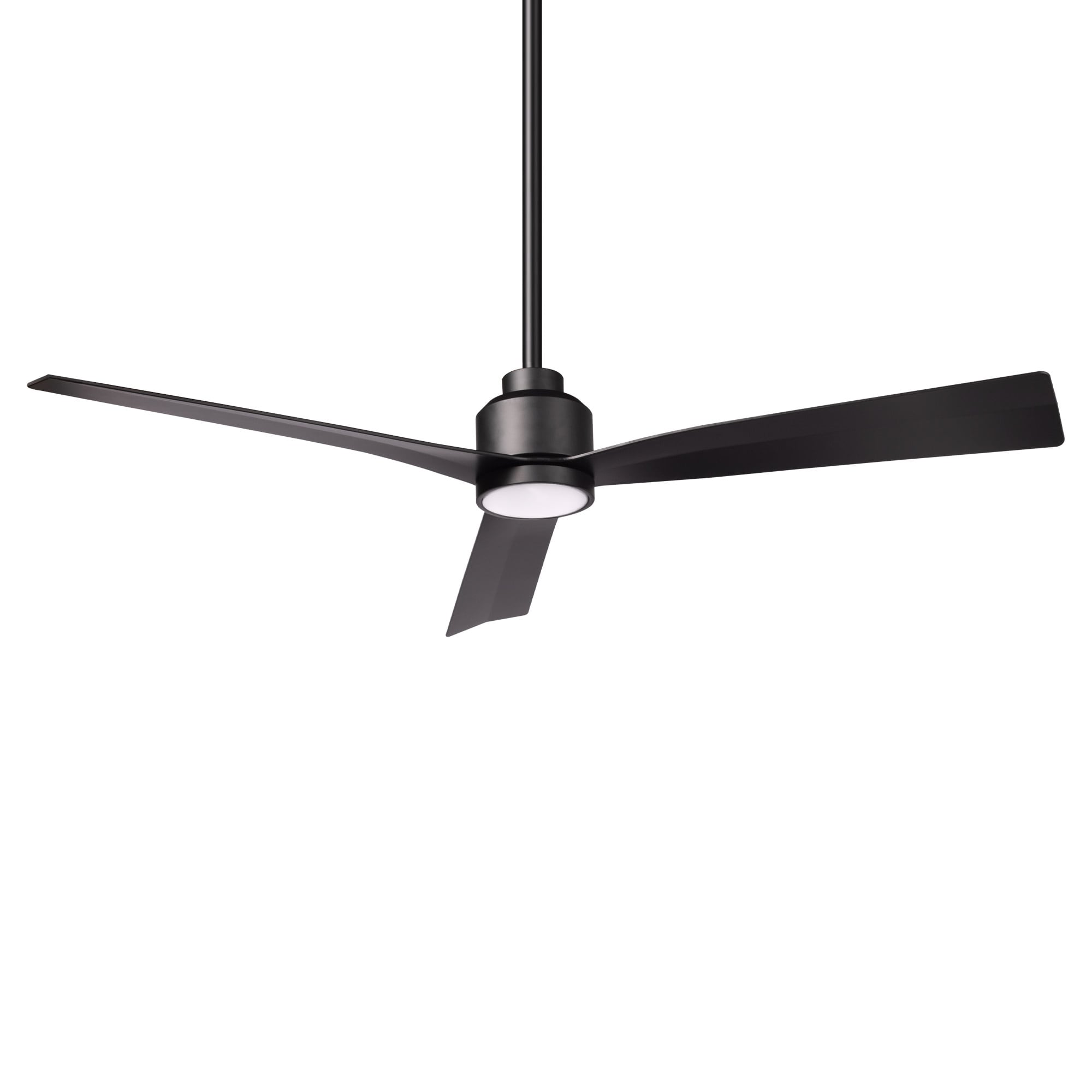 WAC Lighting Clean 52-in Matte White Integrated LED Indoor/Outdoor Smart Ceiling Fan with Light and Remote (3-Blade) F-003L-MW Sansujyuku sansujyuku.com