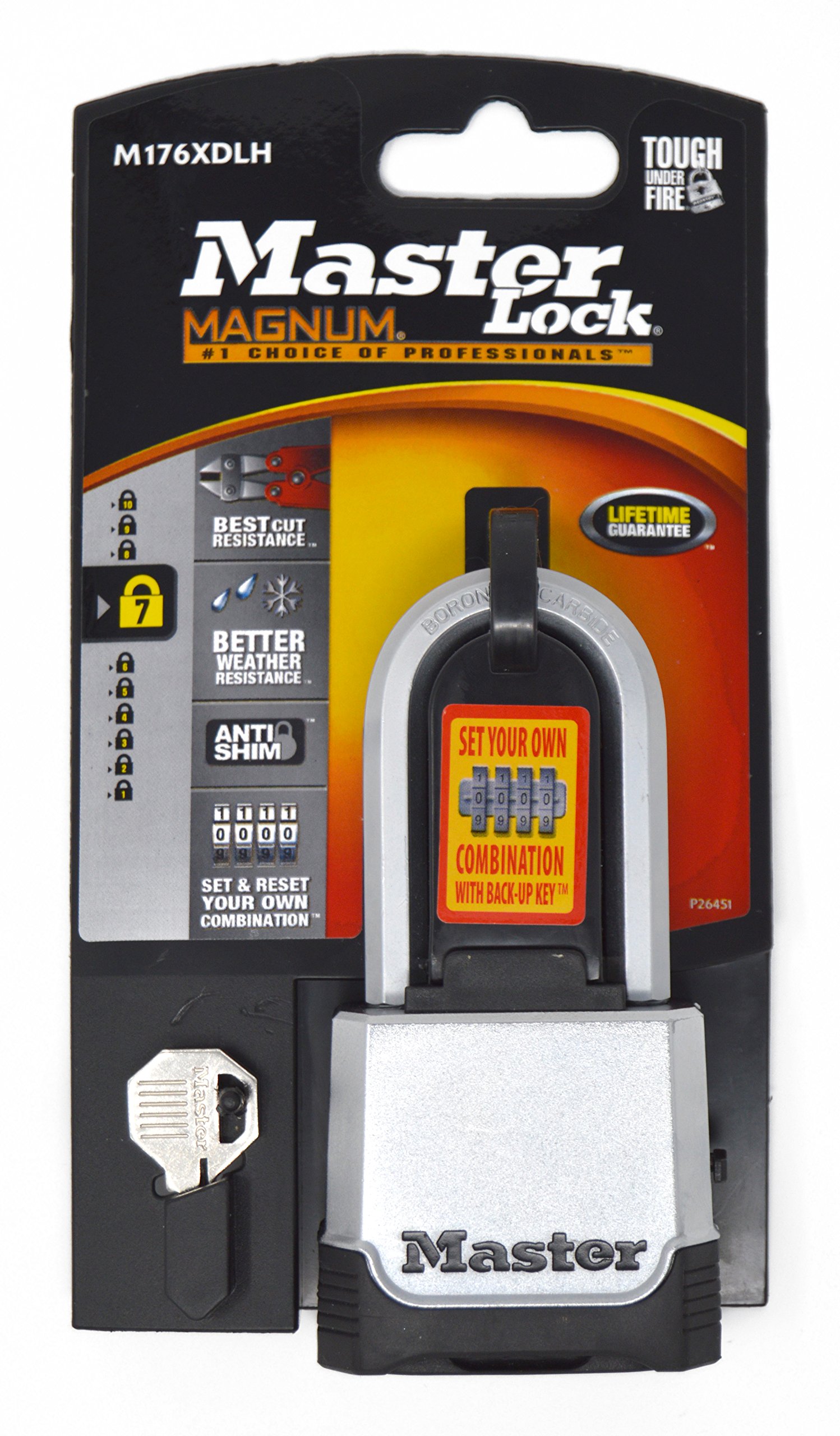 Master Lock M176XDLHHC Padlocks-Locks-Cables - View #4