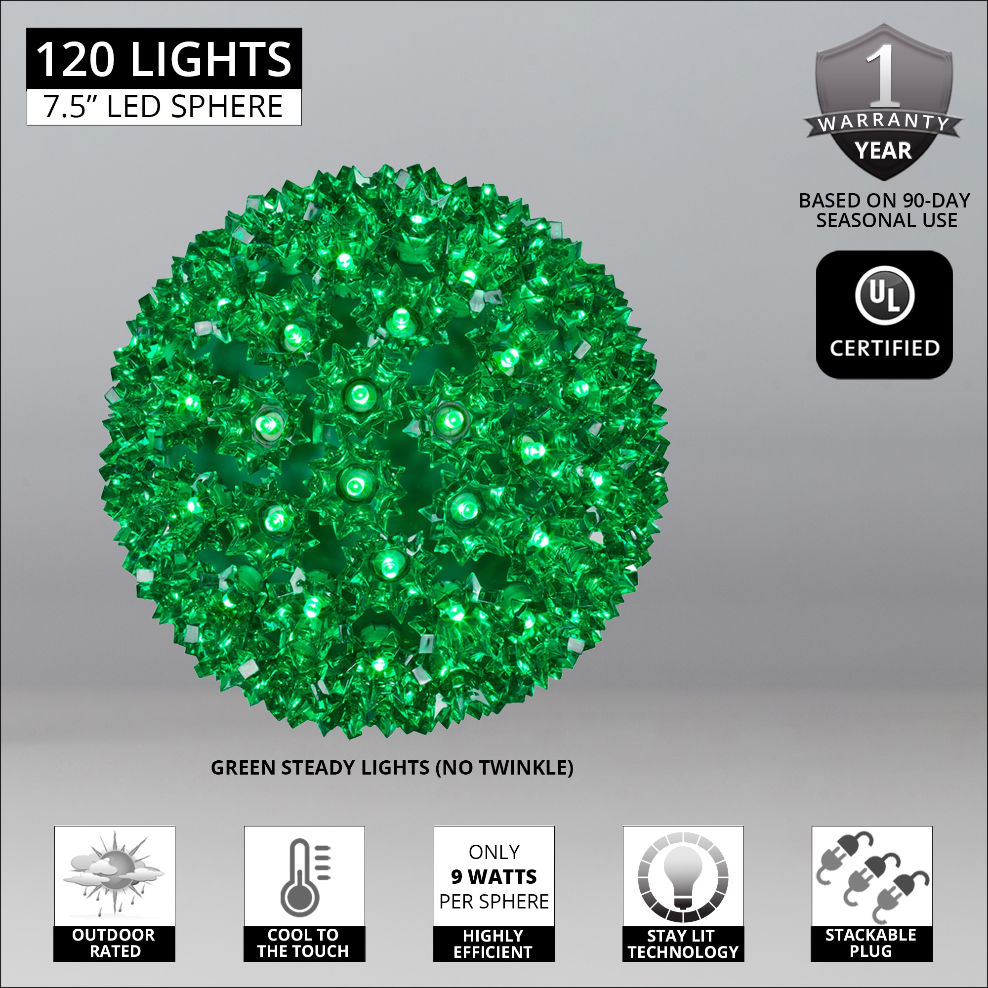 Wintergreen Lighting 76488 Outdoor-Christmas-Decor - View #2