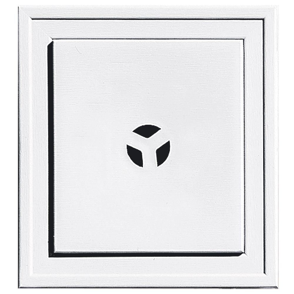 Builders Edge 130110010001 Electrical Mounting Block 001 White 