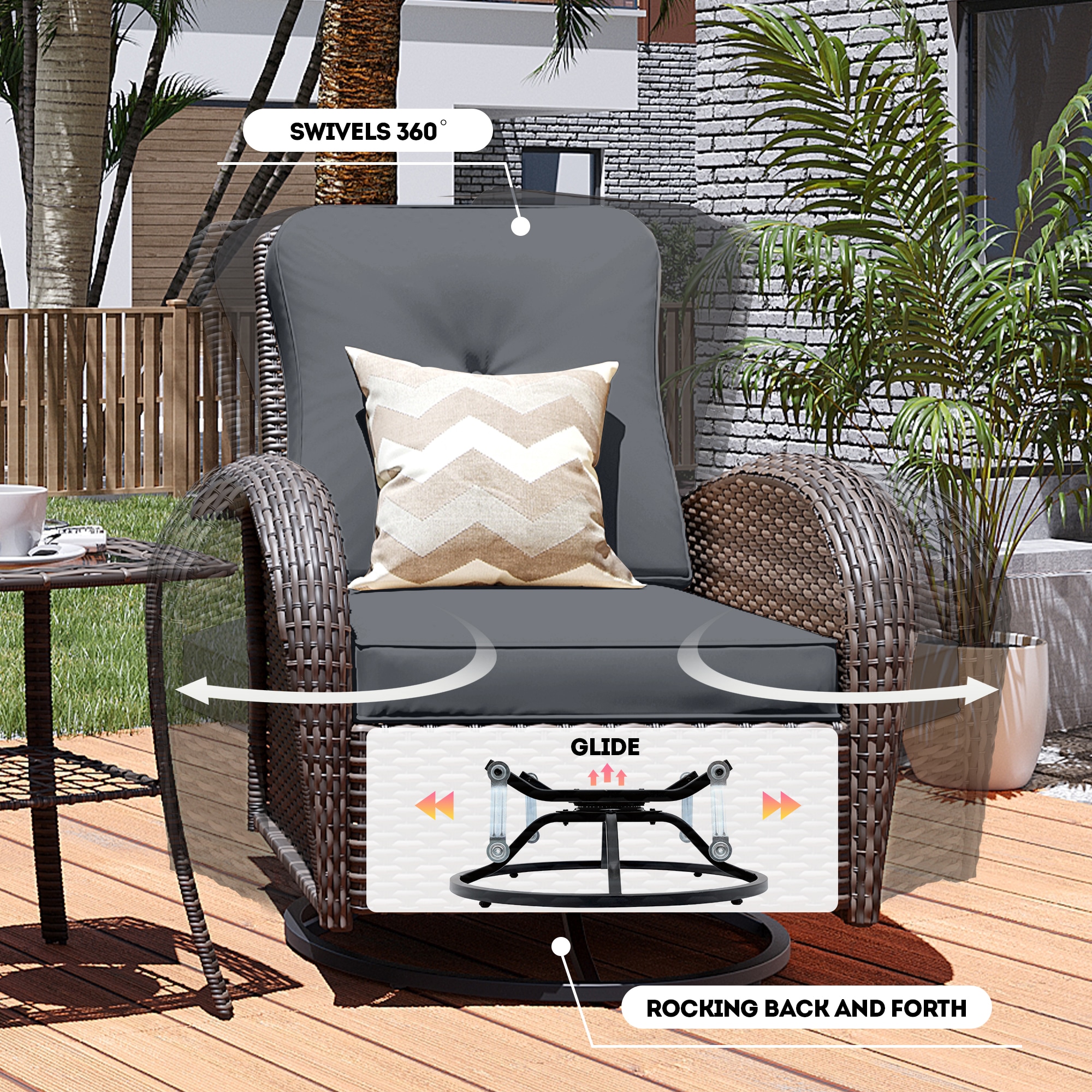Patio Watcher LS-RT5-Y11-B3 Patio-Chairs - View #8
