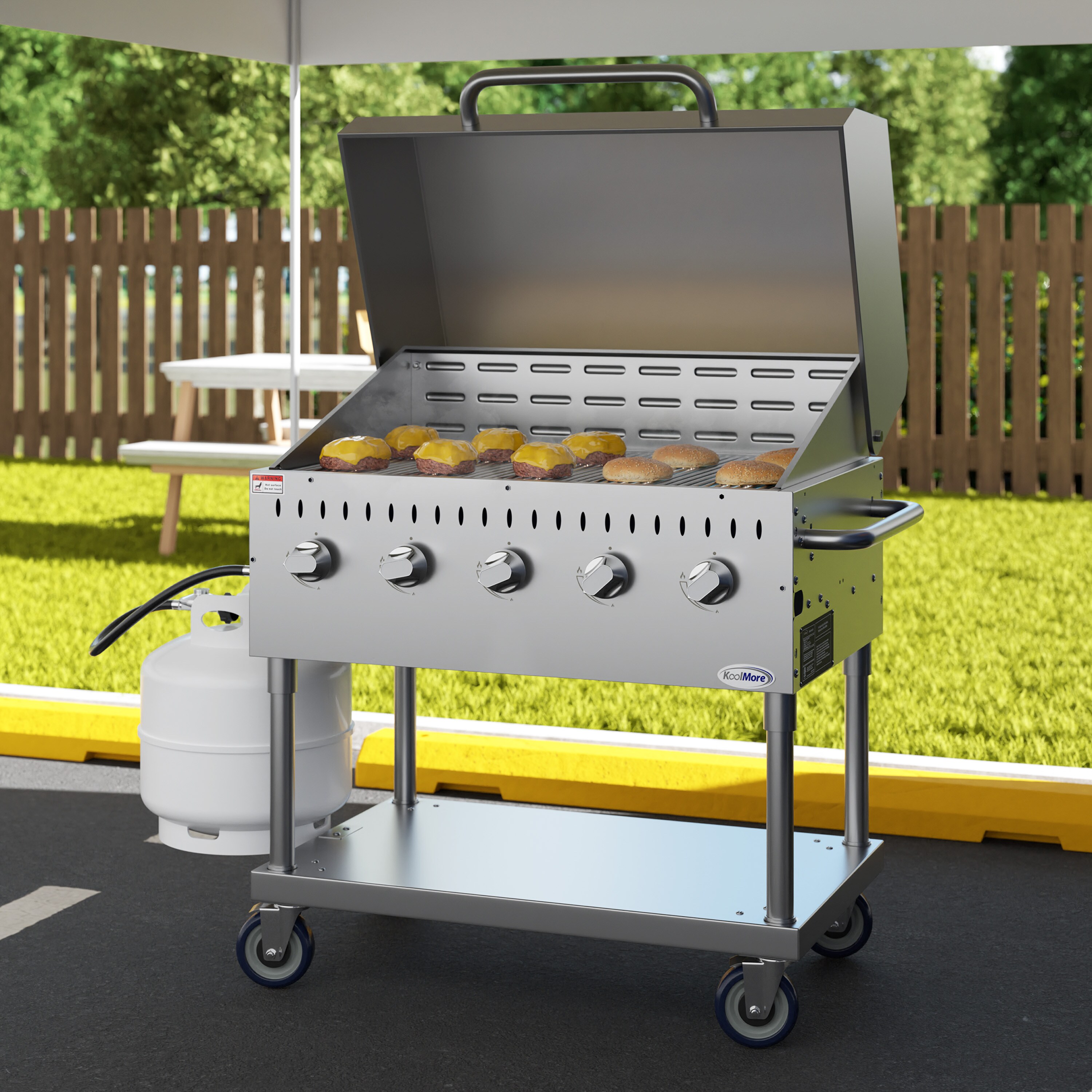 KoolMore LOW-CGKIT3-36D Gas-Grill - View #3