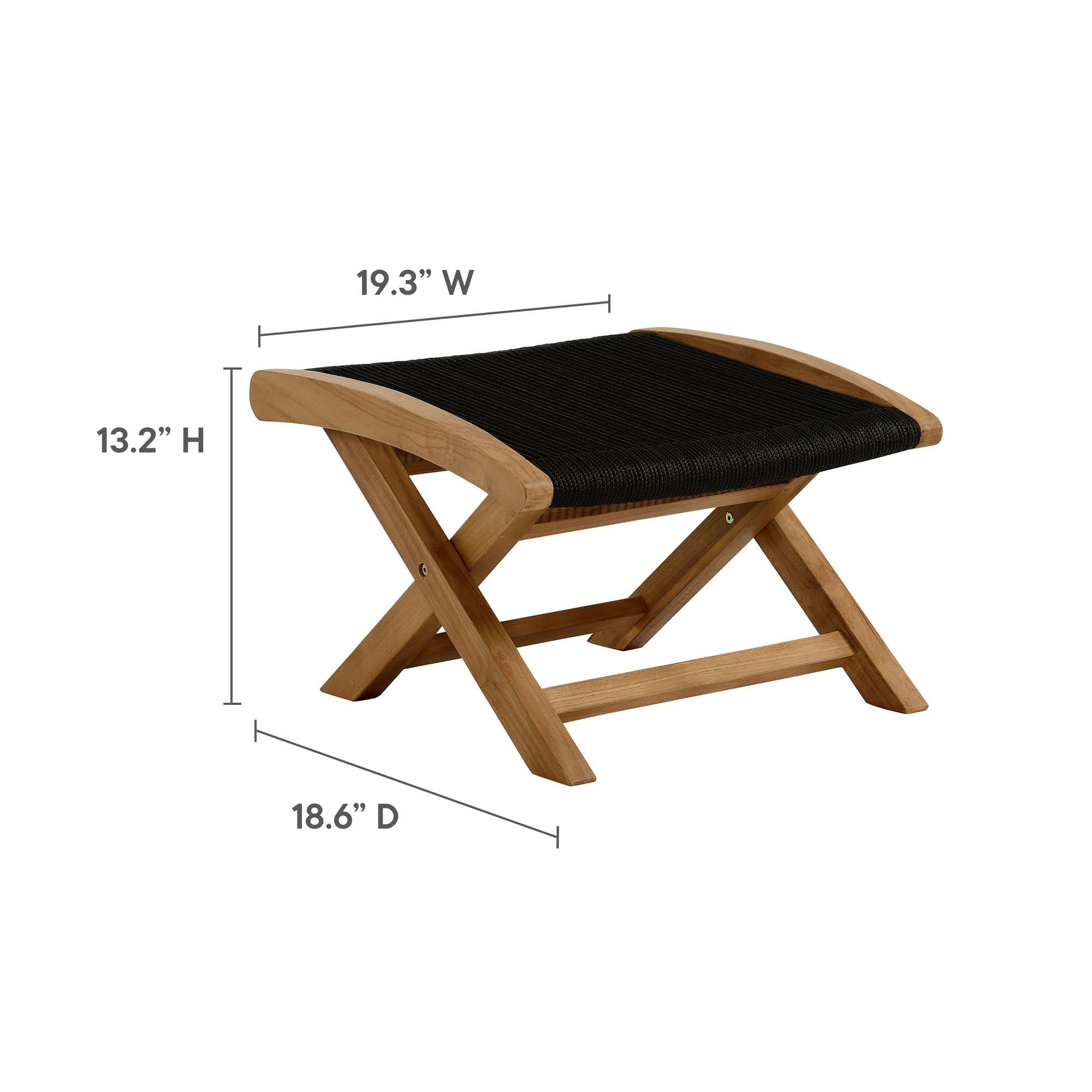 Modway EEI-6809-NAT-BLK Stools-Ottomans - View #3