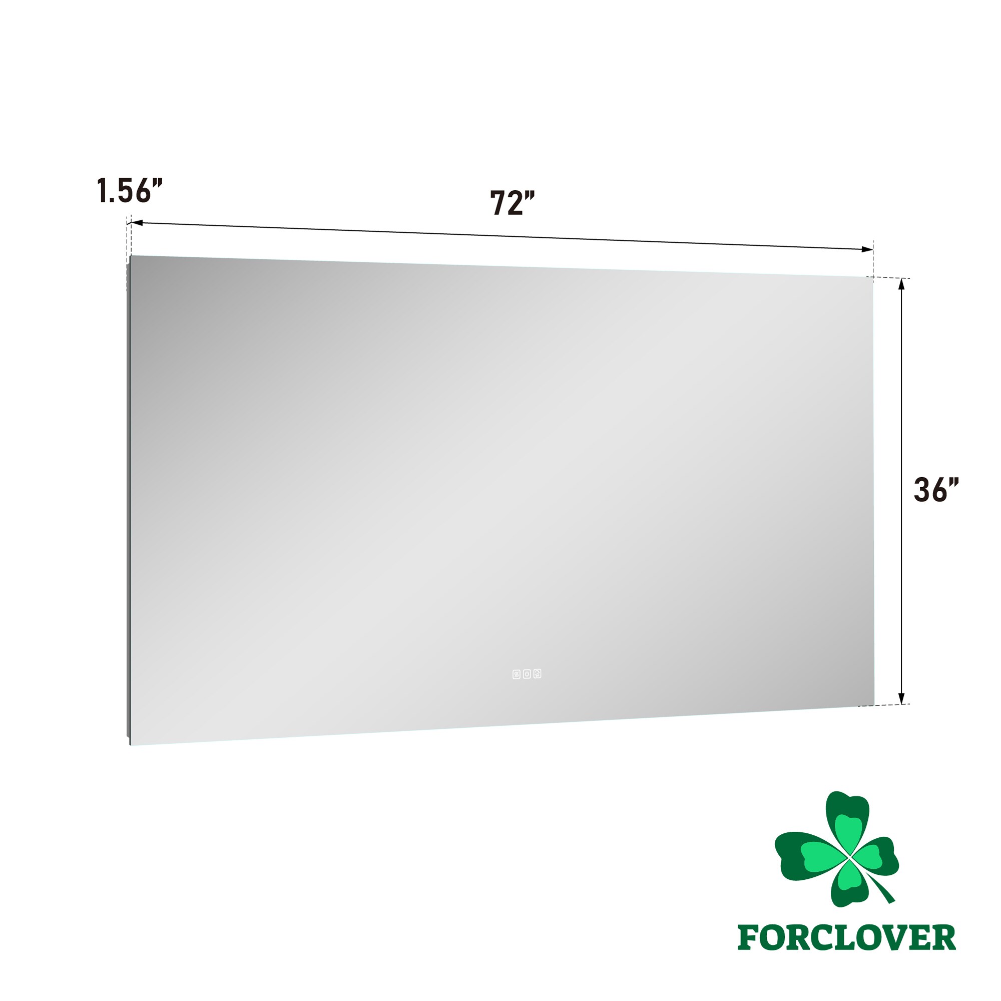 Forclover ALF-15W7236 Framed-Bath-Mirrors - View #3